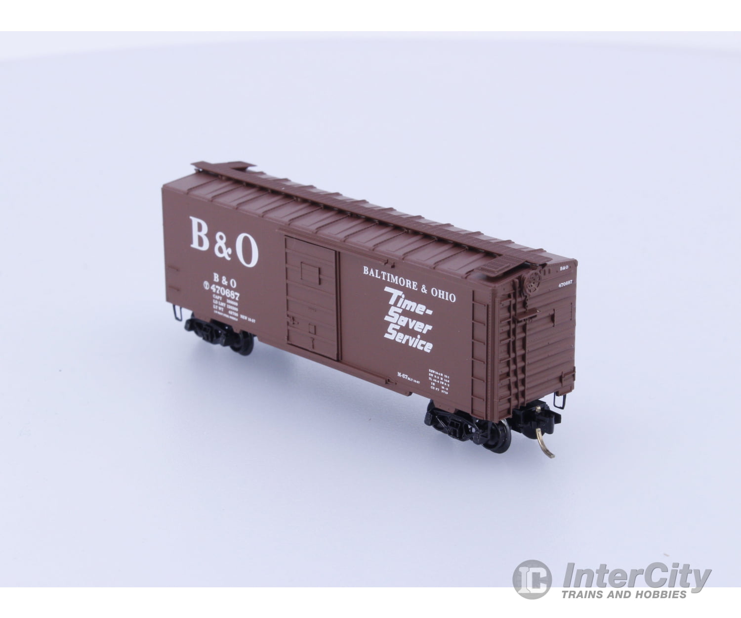 Micro Trains 20346 N Boxcar 40’ PS-1 Baltimore and Ohio (BO) 470687 Freight Cars