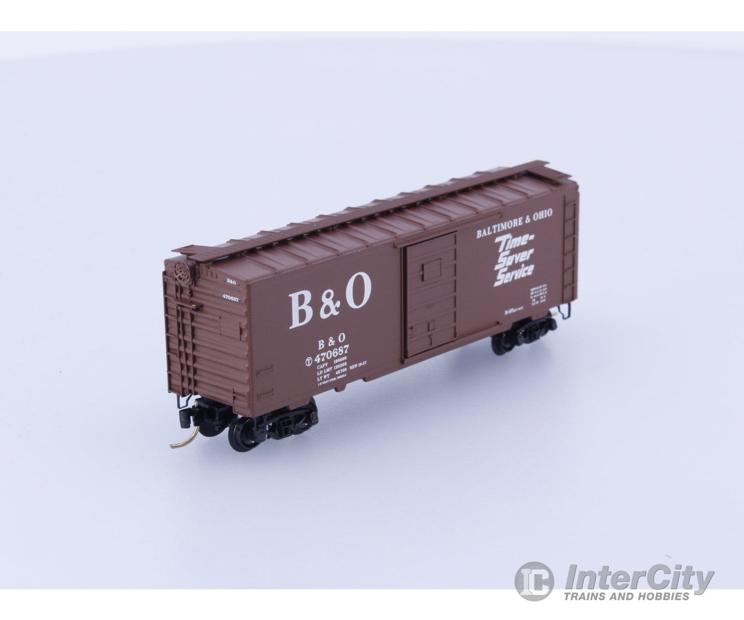 Micro Trains 20346 N Boxcar 40’ PS-1 Baltimore and Ohio (BO) 470687 Freight Cars