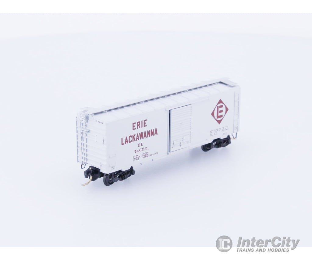 Micro Trains 20360 N Boxcar 40’ PS-1 Erie Lackawanna (EL) 74632 Freight Cars