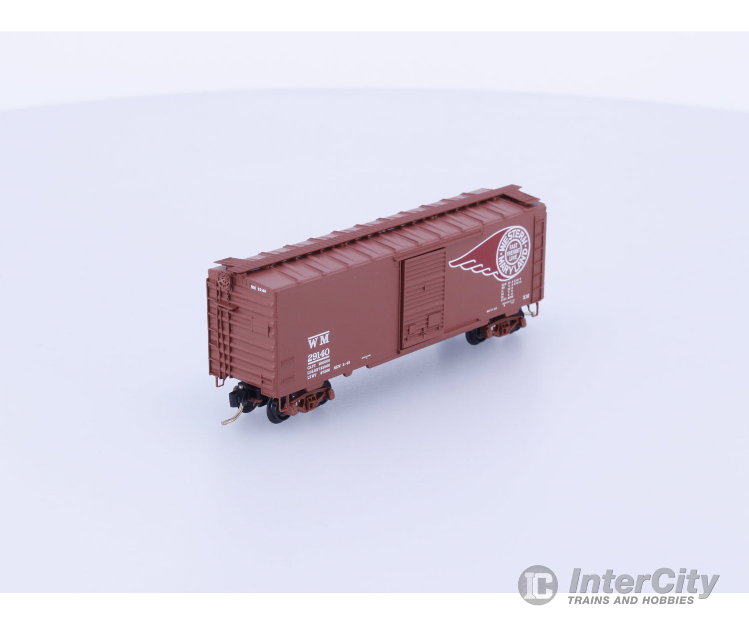 Micro Trains 20396 N 40’ Standard Box Car Single Door Western Maryland 29140 Freight Cars