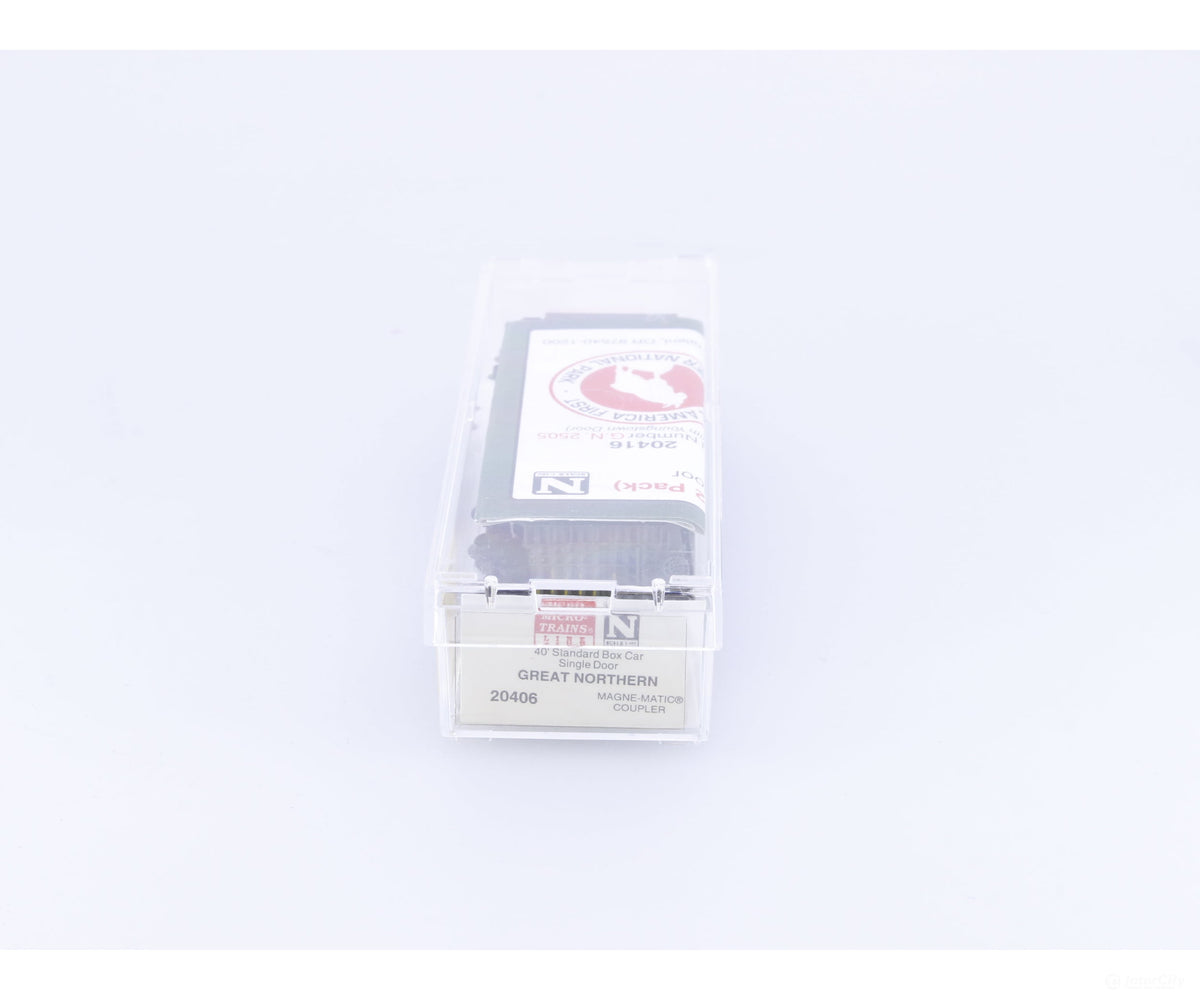 Micro Trains 20406 N 40’ Single Door Box Car Great Northern (GN) 2538 - Freight Cars
