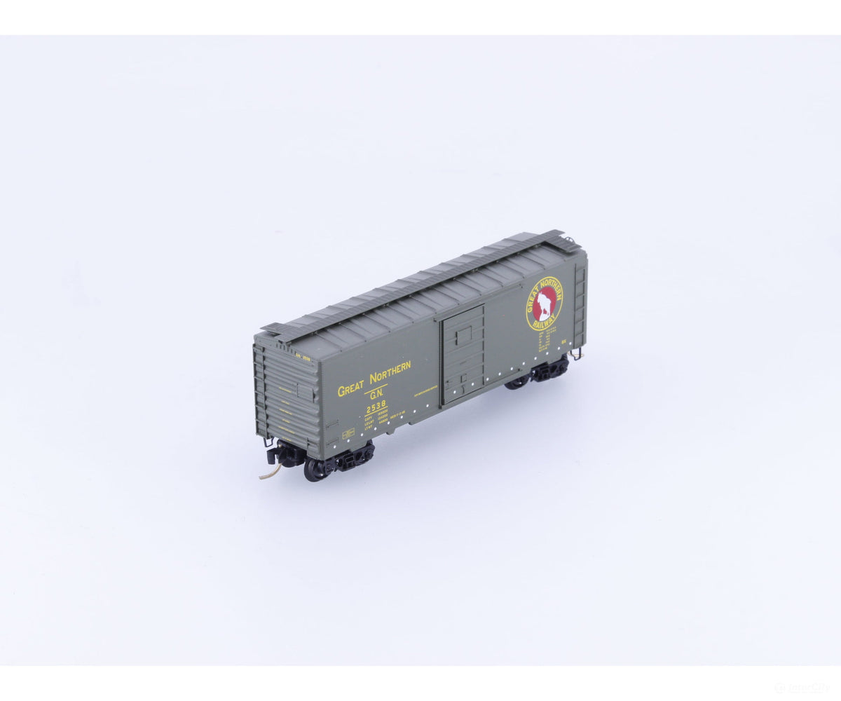 Micro Trains 20406 N 40’ Single Door Box Car Great Northern (GN) 2538 - Freight Cars