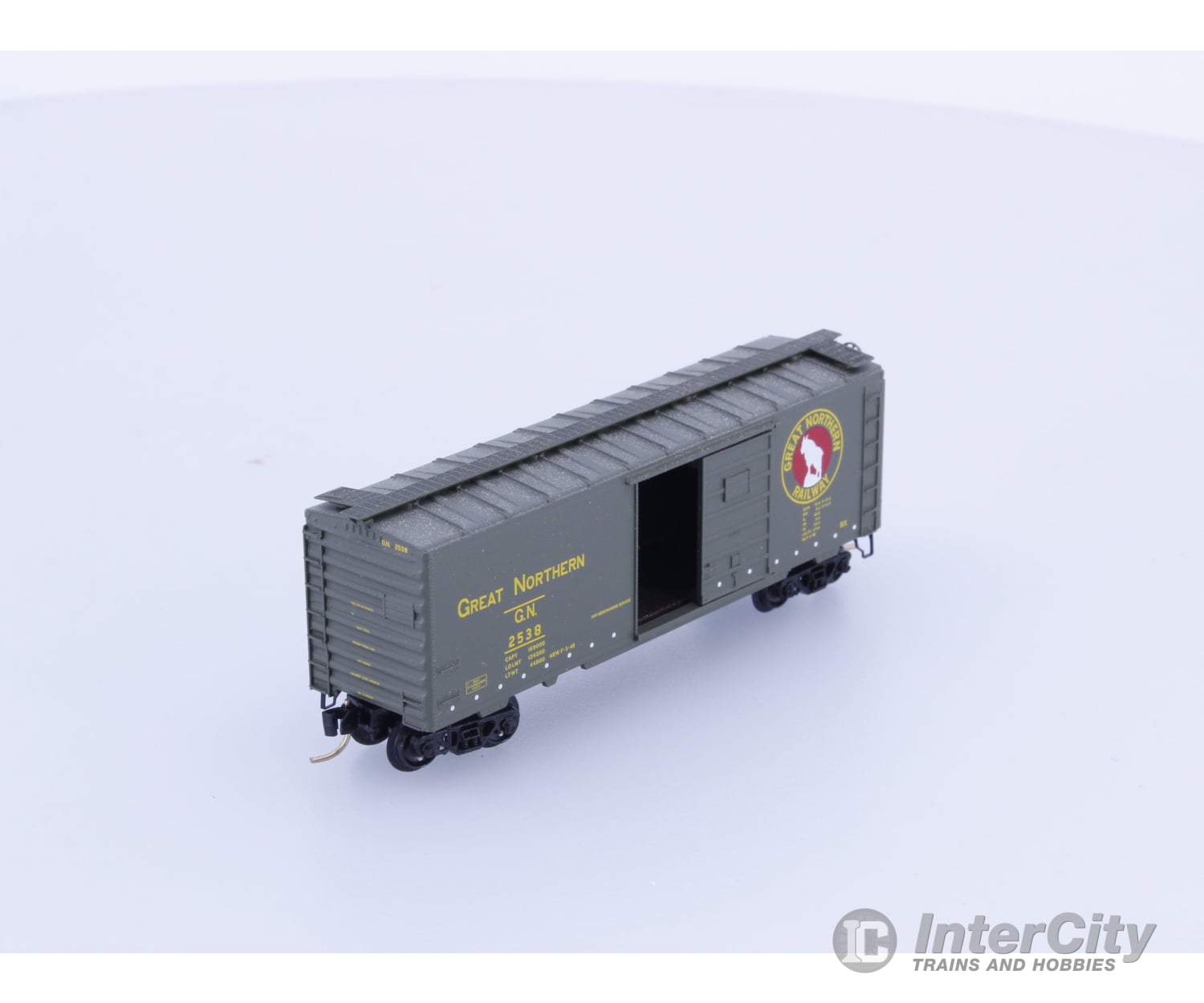 Micro Trains 20406 N 40’ Single Door Boxcar PS-1 Great Northern (GN) 2538 Freight Cars