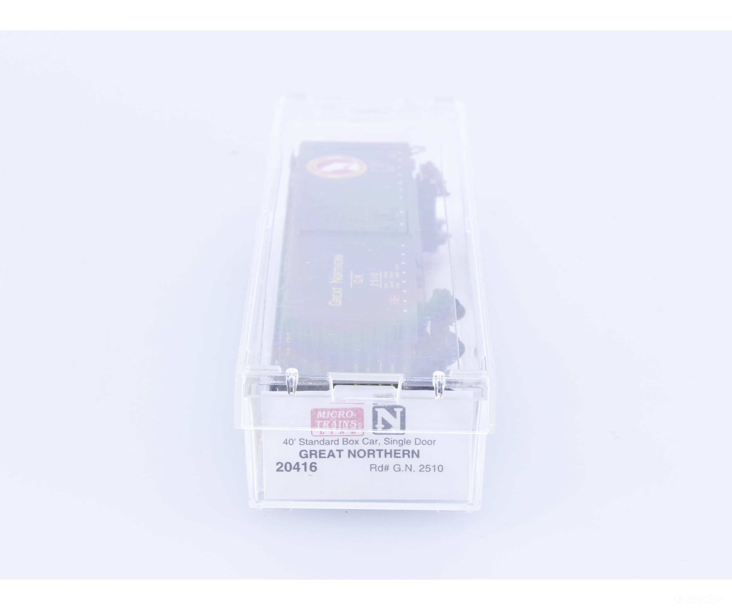 Micro Trains 20416 N 40’ Single Door Boxcar Great Northern (GN) 2510 Freight Cars