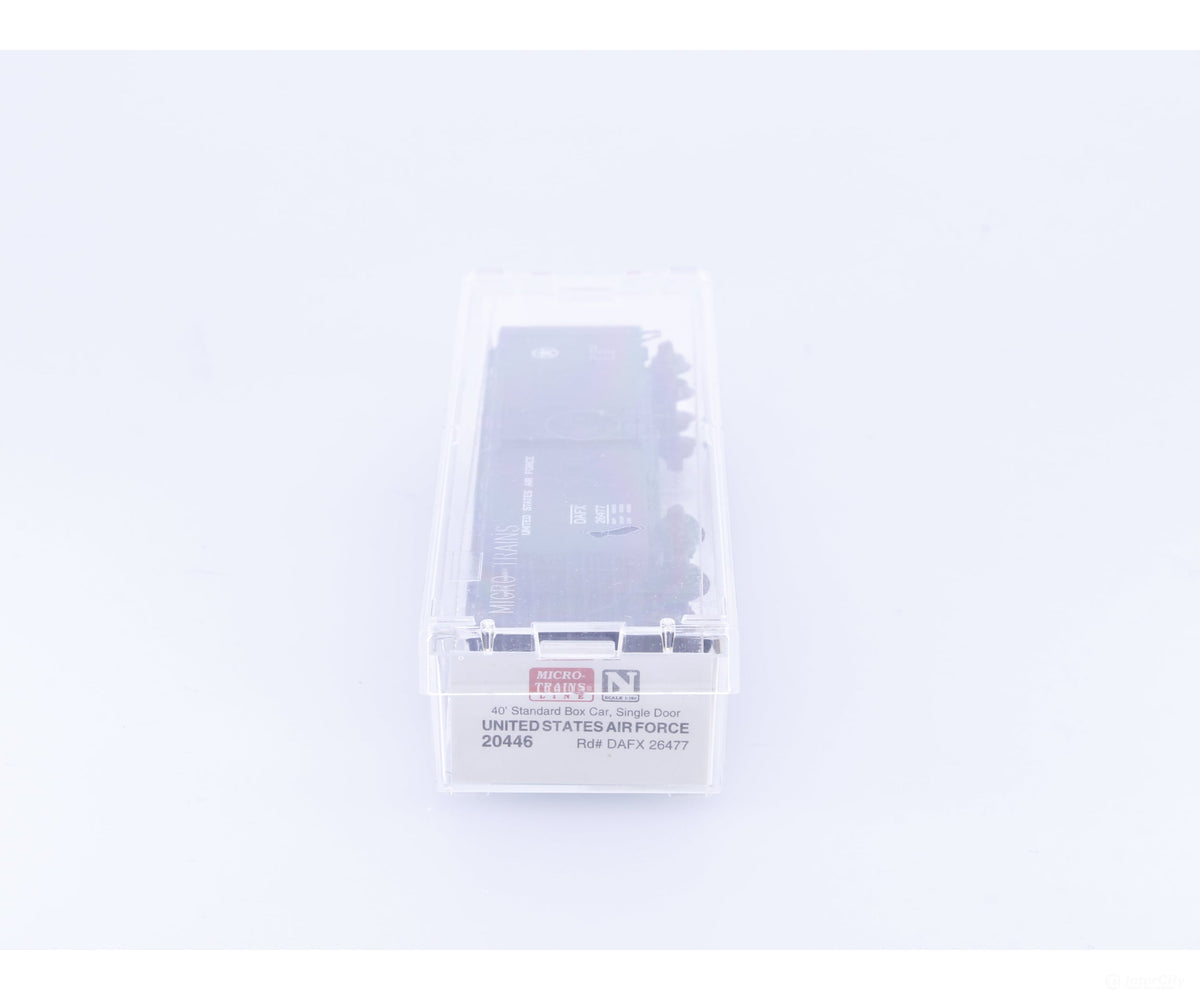 Micro Trains 20446 N 40’ Single Door Box Car United States Air Force (DAFX) 26477 - Freight Cars
