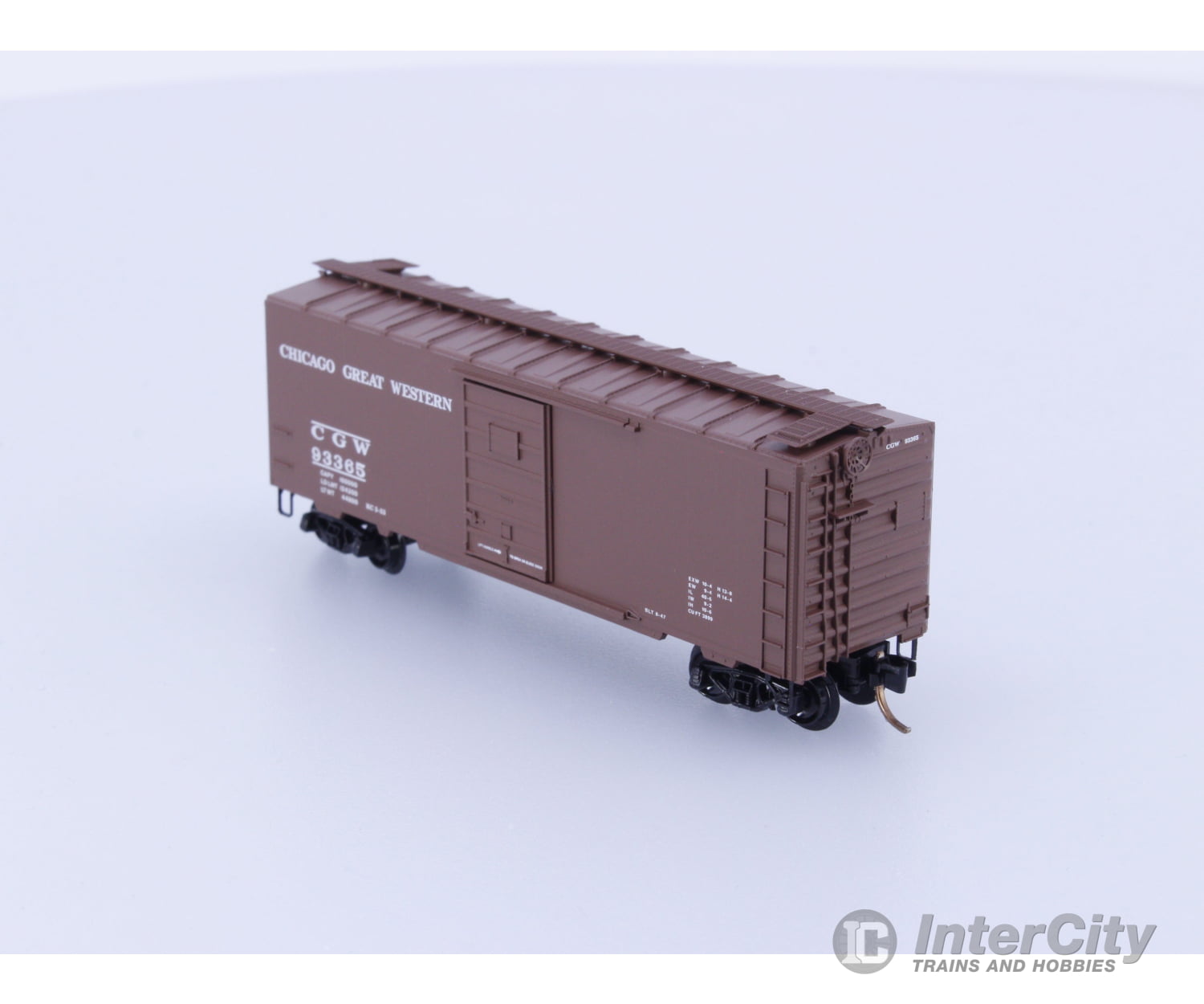 Micro Trains 20466 N Boxcar 40’ PS-1 Chicago Great Western (CGW) 93365 Freight Cars
