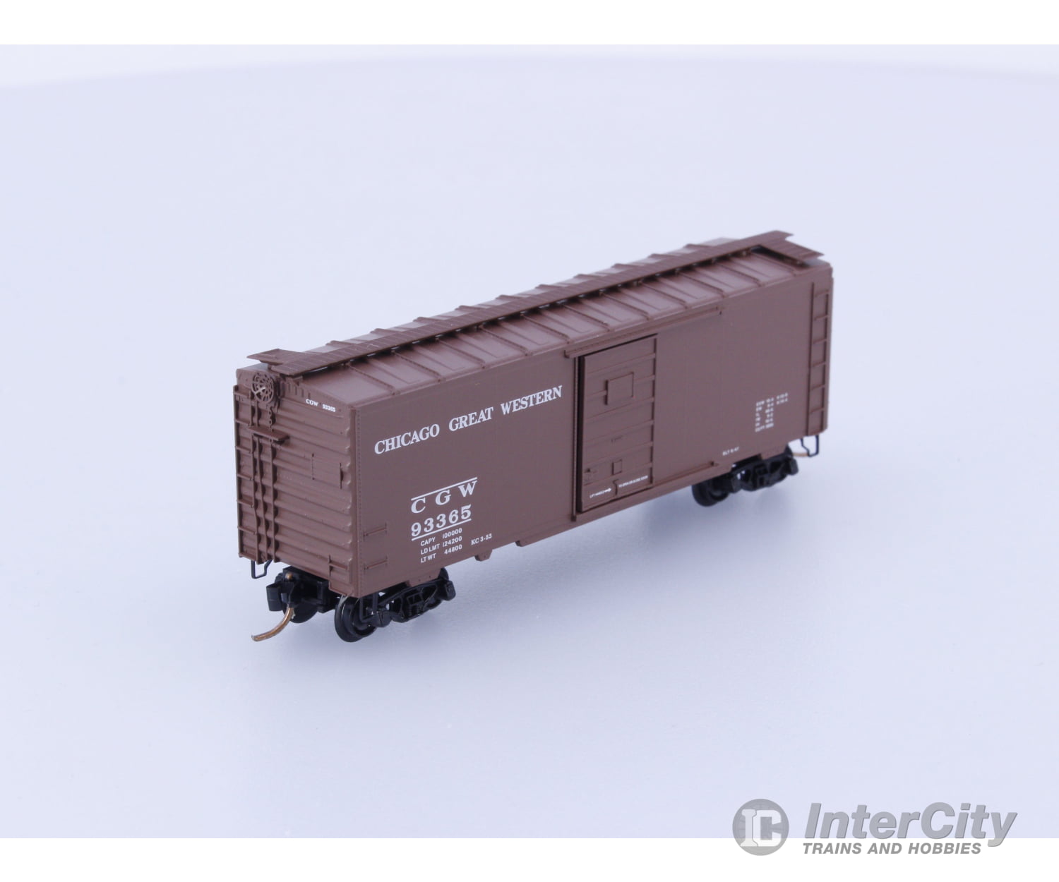 Micro Trains 20466 N Boxcar 40’ PS-1 Chicago Great Western (CGW) 93365 Freight Cars