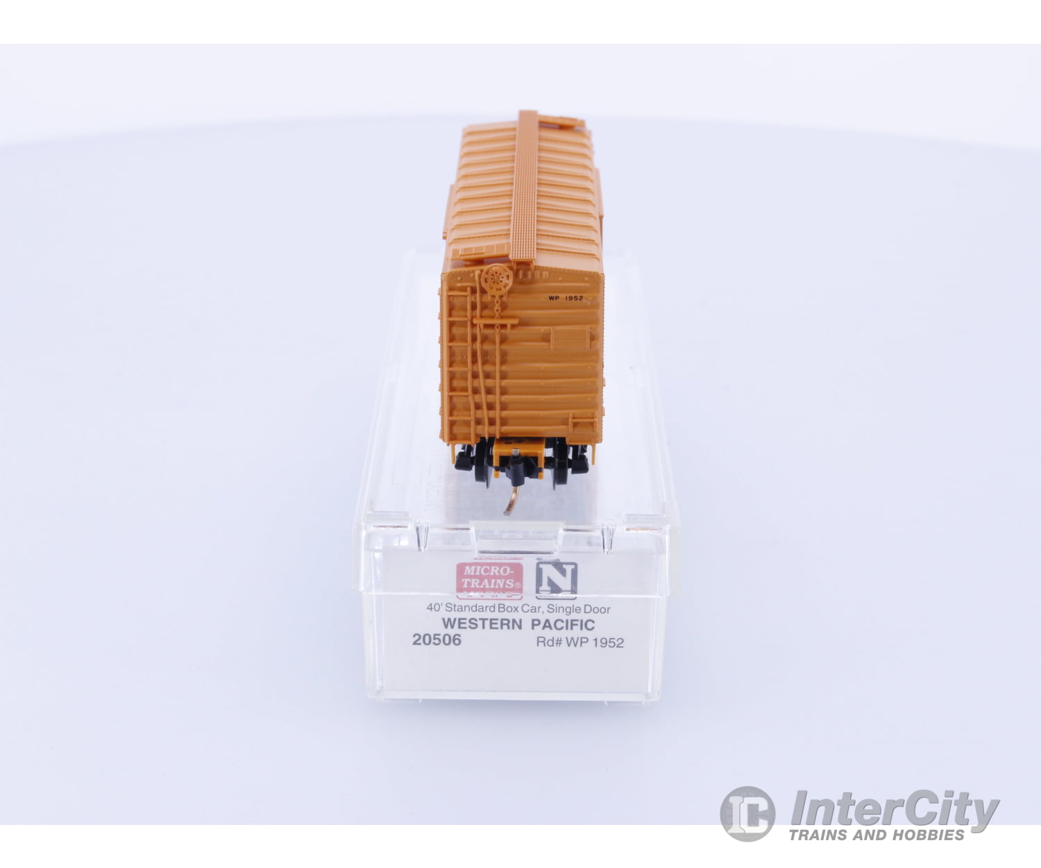 Micro Trains 20506 N 40’ Standard Box Car Single Door Western Pacific (WP) 1952 Freight Cars