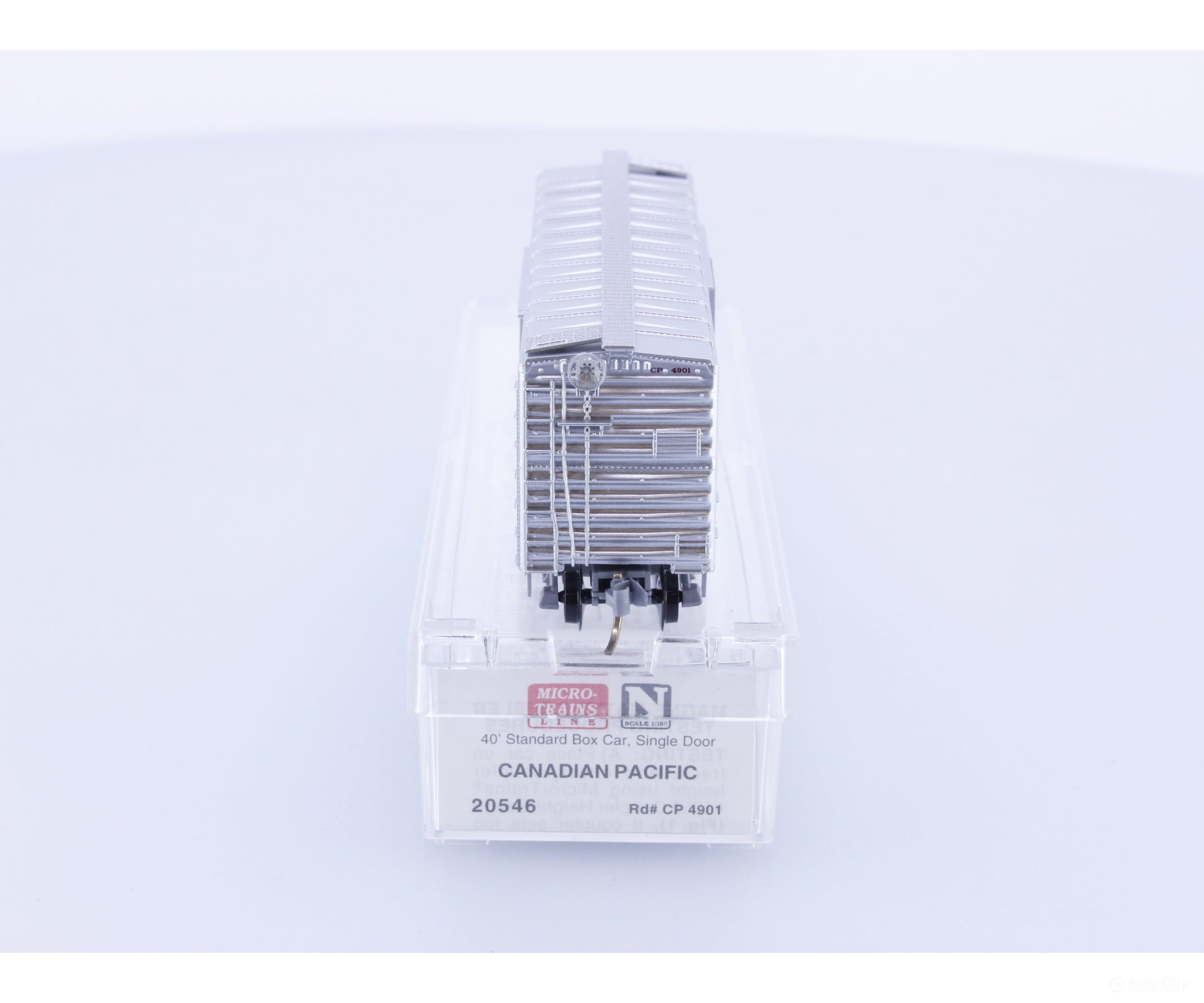 Micro Trains 20546 N 40’ Standard Box Car Single Door Canadian Pacific (CP) 4901 Freight Cars