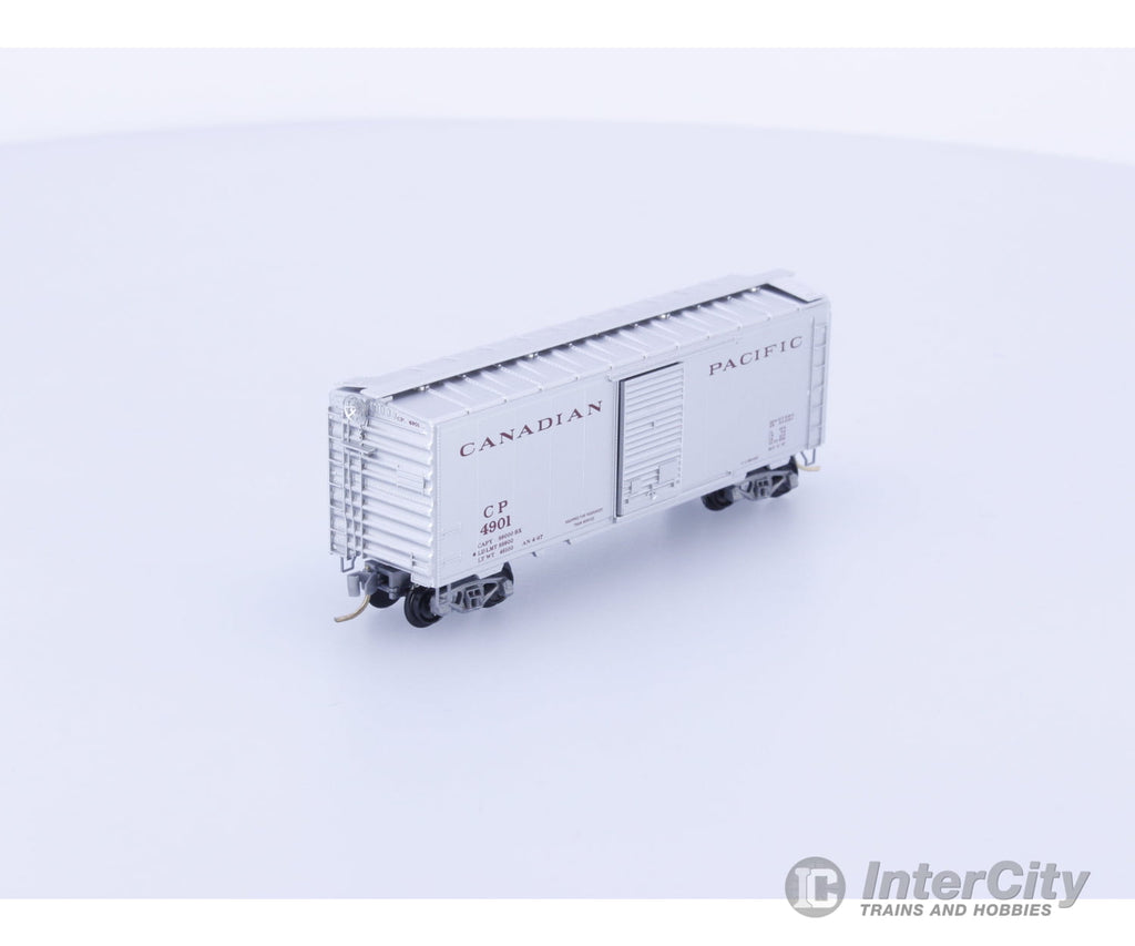 Micro Trains 20546 N 40’ Standard Box Car Single Door Canadian Pacific (CP) 4901 Freight Cars