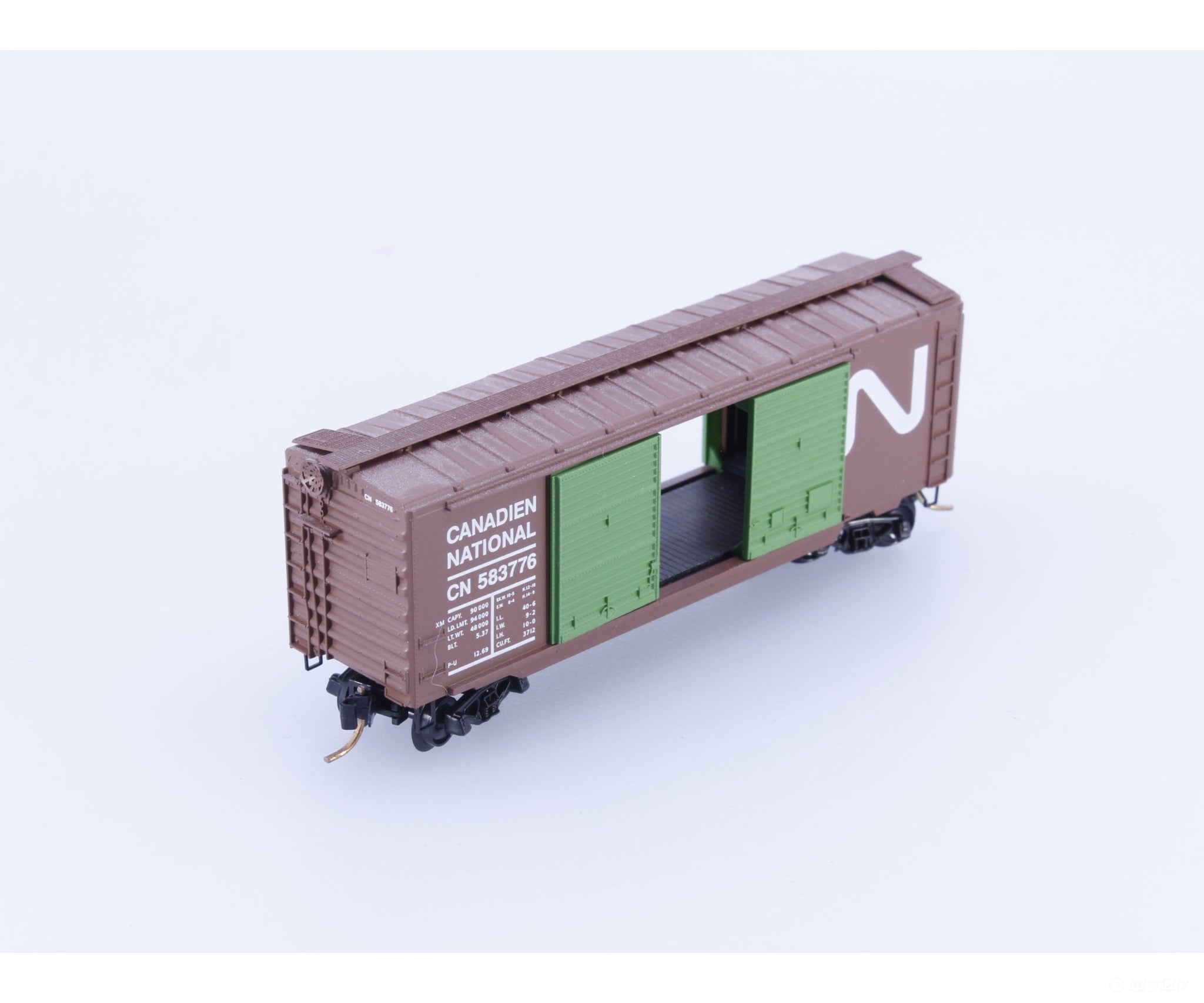 Micro Trains 20550 N 40’ Double Door Boxcar Canadian National (CN) 583776 Freight Cars