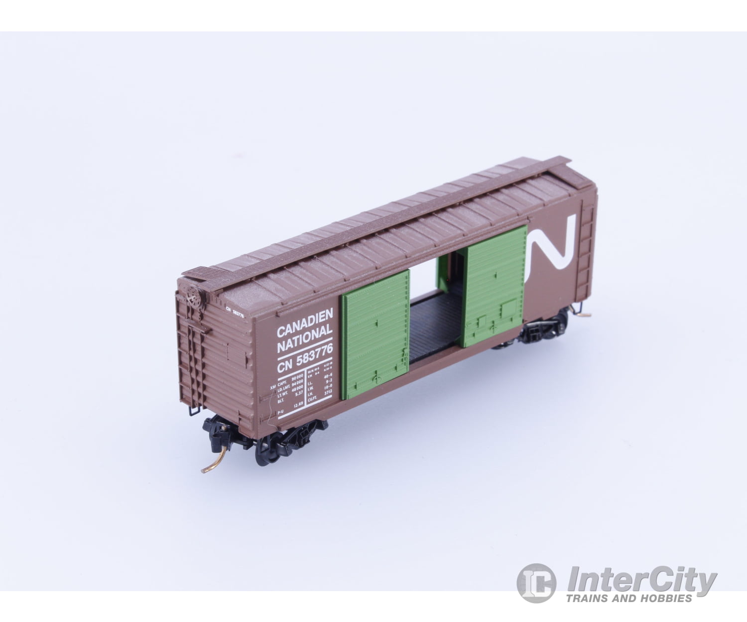 Micro Trains 20550 N 40’ Double Door Boxcar Canadian National (CN) 583776 Freight Cars
