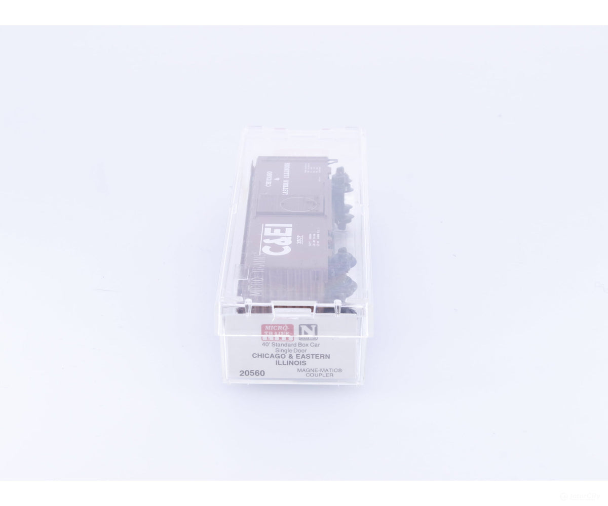 Micro Trains 20560 N Boxcar 40’ PS-1 Chicago & Eastern Illinois C&EI 3507 - Freight Cars