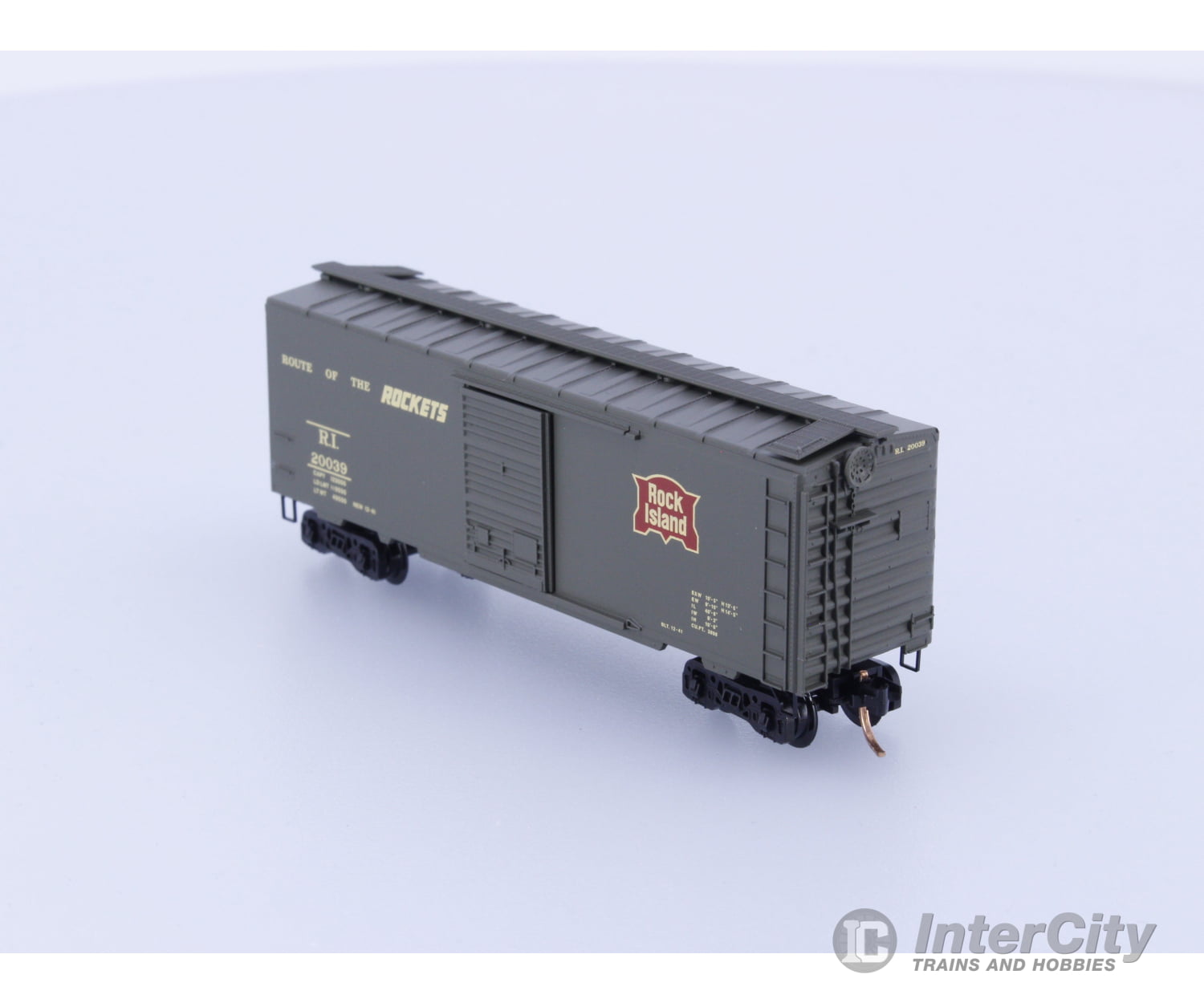Micro Trains 20566 N Boxcar 40’ PS-1 Chicago Rock Island and Pacific (ROCK) 20039 Freight Cars