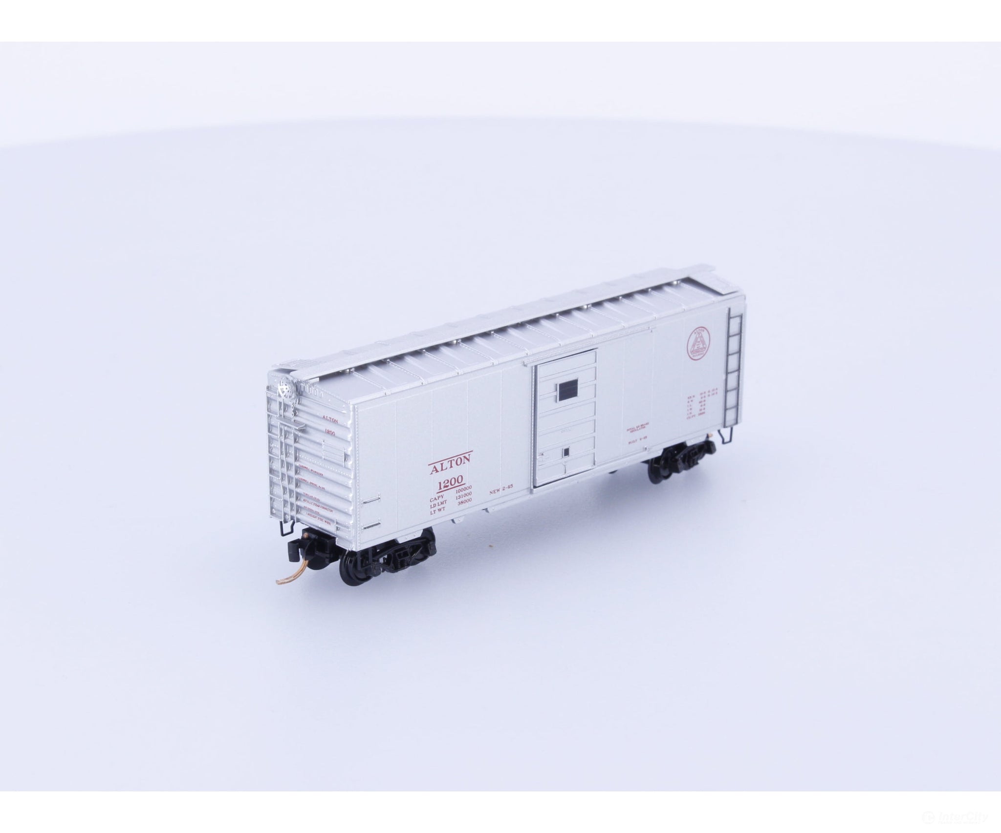 Micro Trains 20586 N 40’ Standard Box Car Single Door Alton Railroad 1200 Freight Cars