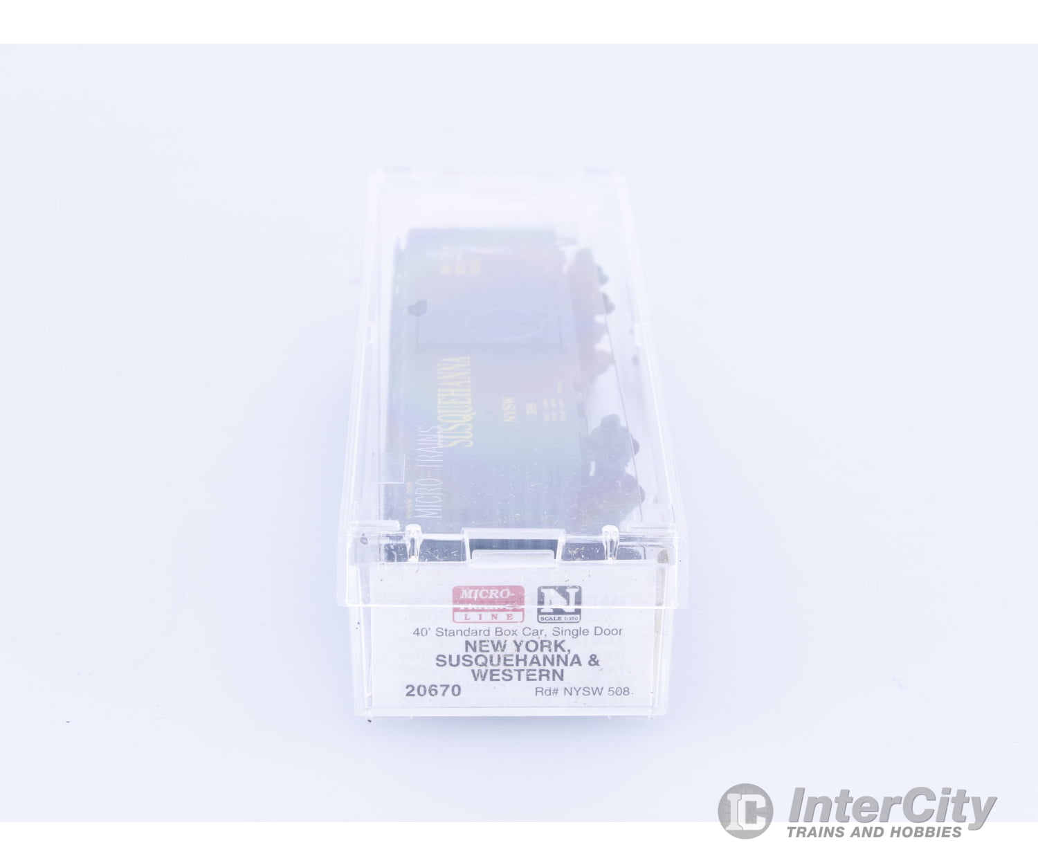 Micro Trains 20670 N 40’ Single Door Boxcar Susquehanna (NYSW) 508 Freight Cars