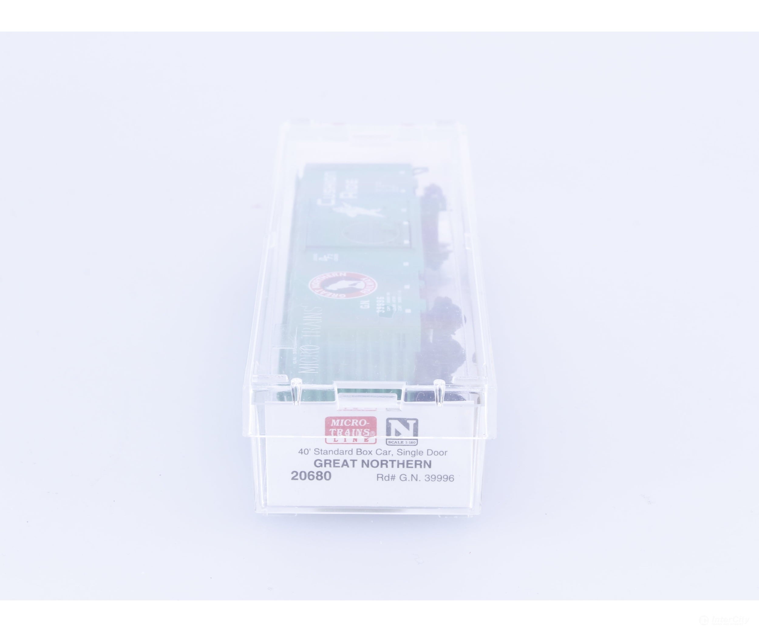 Micro Trains 20680 N 40’ Single Door Boxcar Great Northern (GN) 39996 Freight Cars