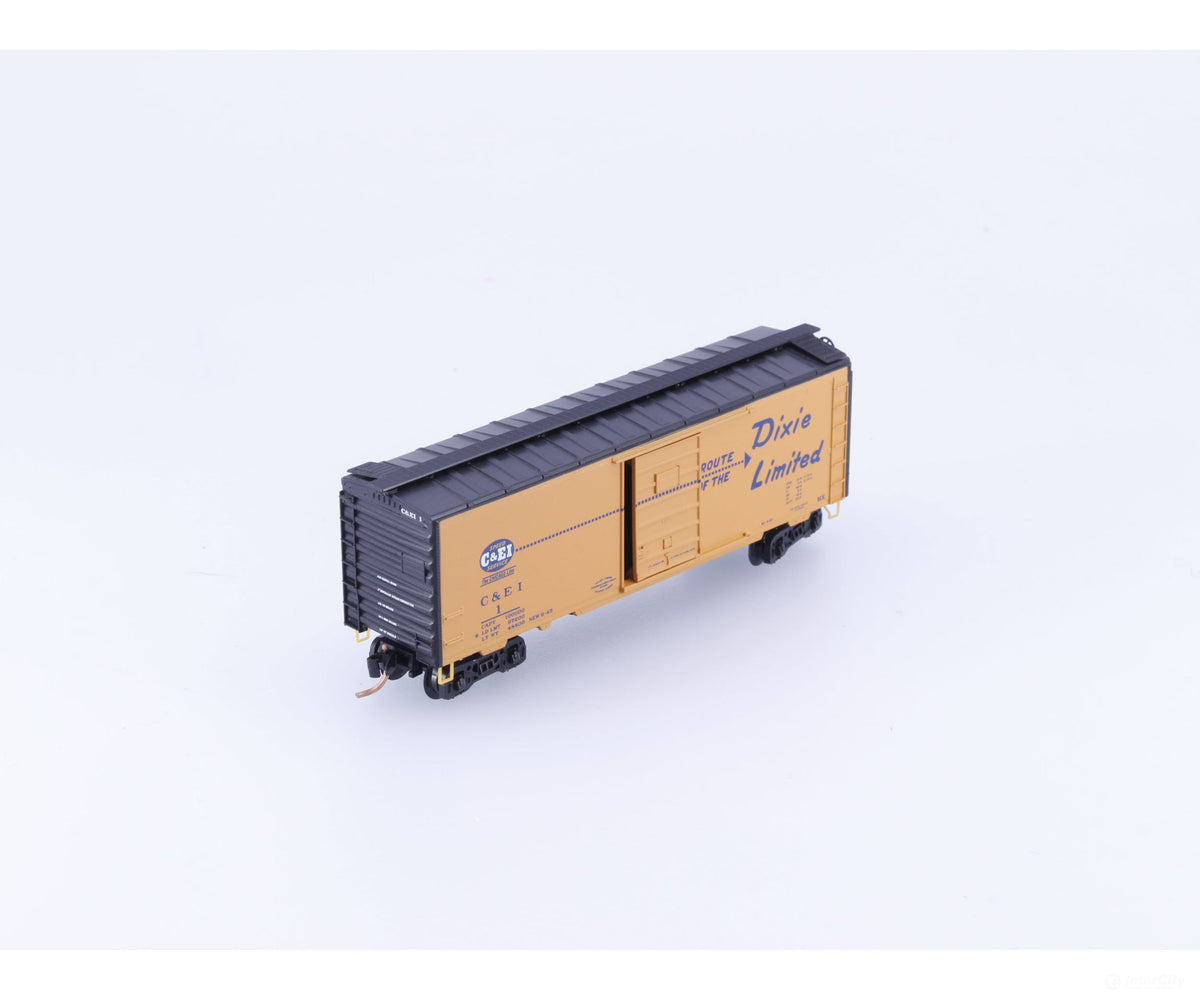 Micro Trains 20701 N 40’ Standard Box Car Chicago & Eastern Illinois (CEI) C&EI 1 - Freight Cars