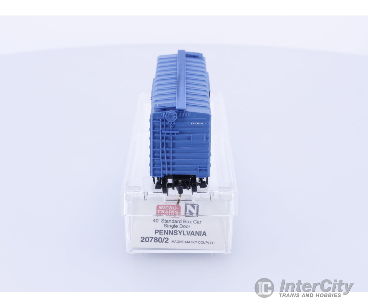 Micro Trains 20780/2 N 40’ Standard Box Car Single Door Pennsylvania (PRR) 74406 Freight Cars