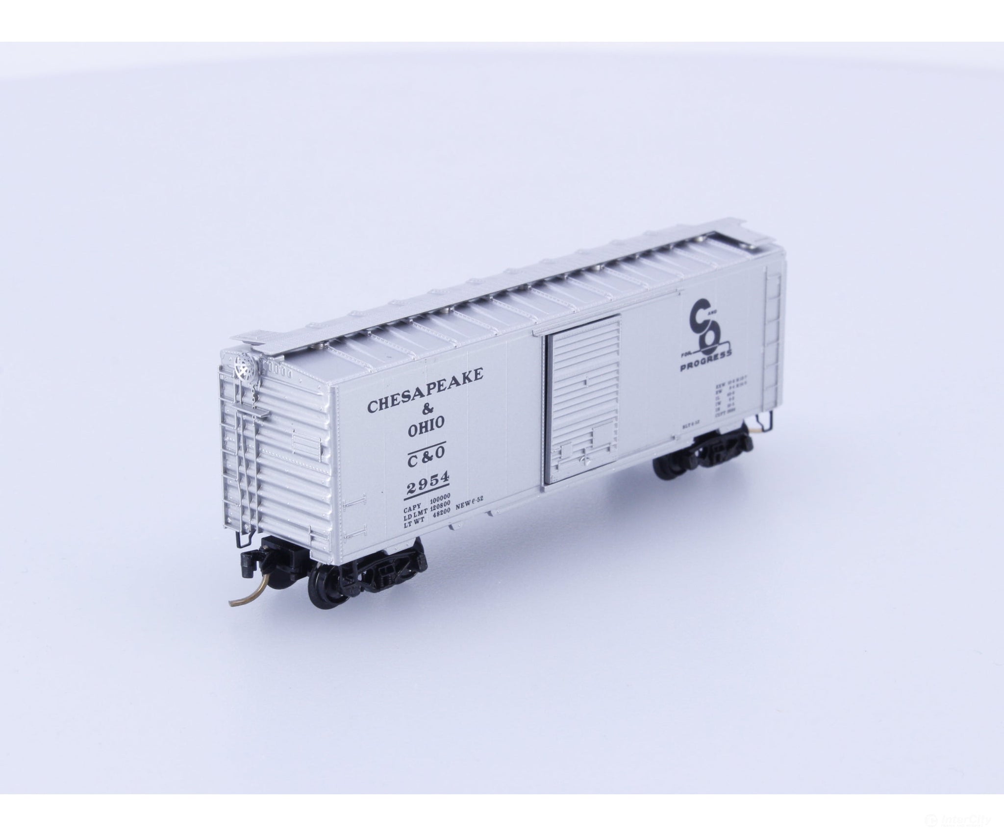 Micro Trains 20820 N Boxcar 40’ PS-1 Chesapeake & Ohio C&O Chesapeake and Ohio (CO) 2954 Freight Cars