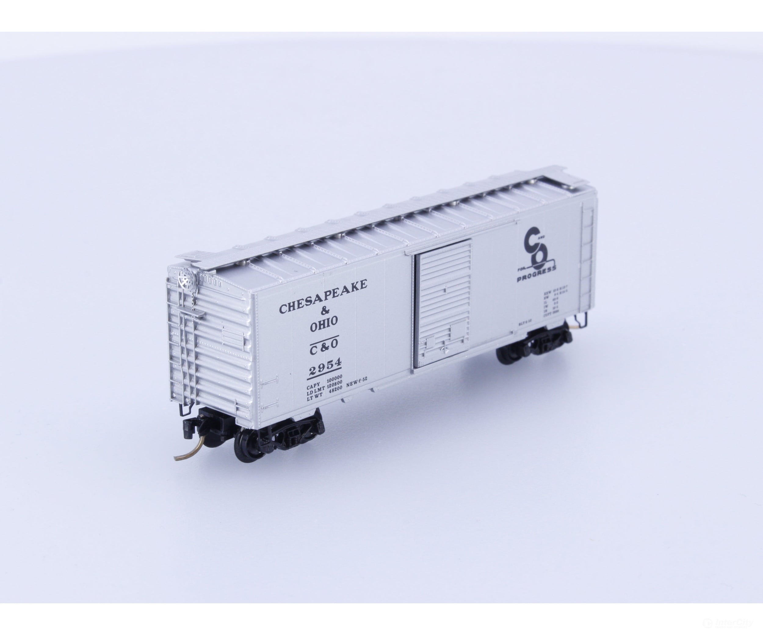 Micro Trains 20820 N Boxcar 40’ PS-1 Chesapeake & Ohio C&O Chesapeake and Ohio (CO) 2954 Freight Cars