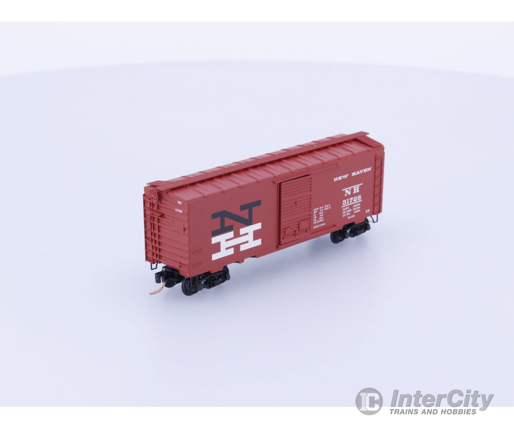Micro Trains 20830 N 40’ Standard Box Car Single Door New York New Haven and Hartford Railroad (NH) 31728 Freight Cars