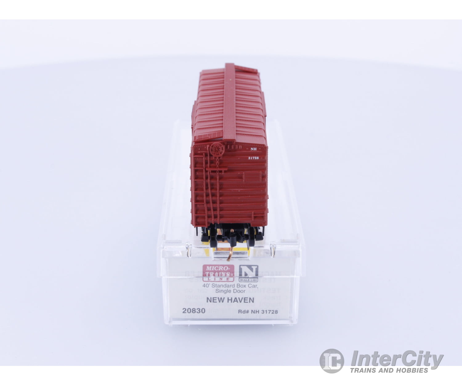 Micro Trains 20830 N 40’ Standard Box Car Single Door New York New Haven and Hartford Railroad (NH) 31728 Freight Cars