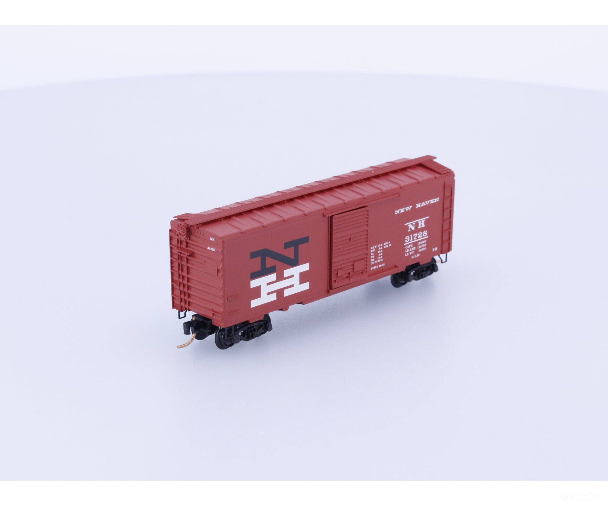 Micro Trains 20830 N 40’ Standard Box Car Single Door New York New Haven and Hartford Railroad (NH) 31728 Freight Cars