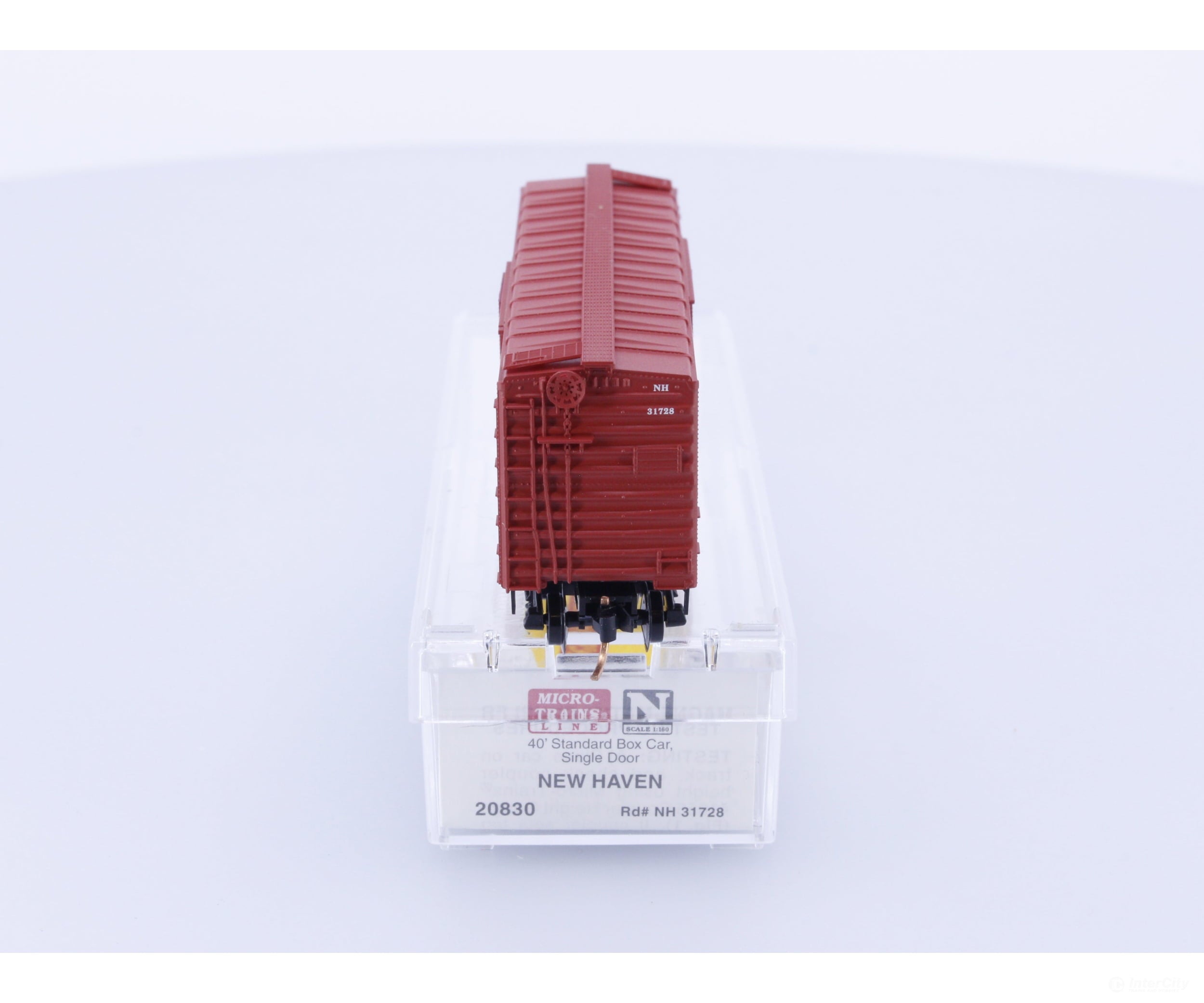 Micro Trains 20830 N 40’ Standard Box Car Single Door New York New Haven and Hartford Railroad (NH) 31728 Freight Cars