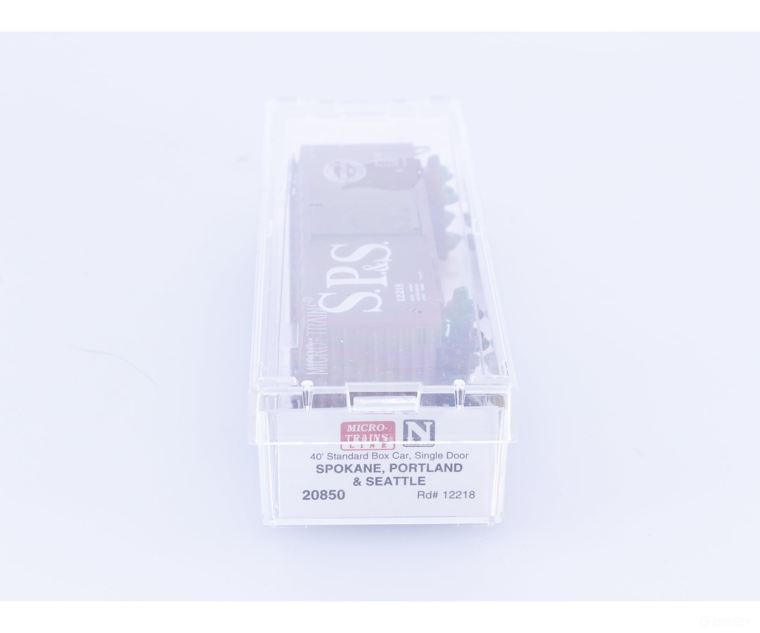 Micro Trains 20850 N 40’ Single Door Boxcar Spokane Portland and Seattle (SPS) 12218 Freight Cars