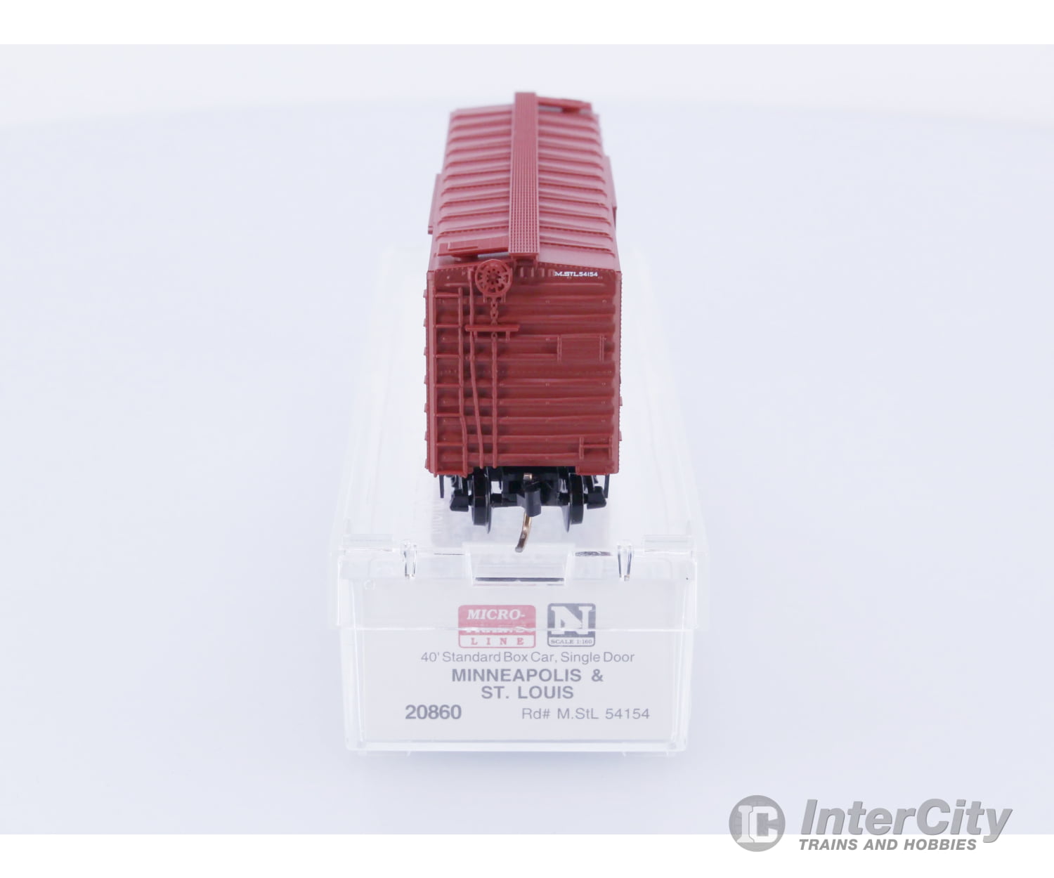 Micro Trains 20860 N Boxcar 40’ PS-1 Minneapolis and St. Louis M&STL 54154 Freight Cars