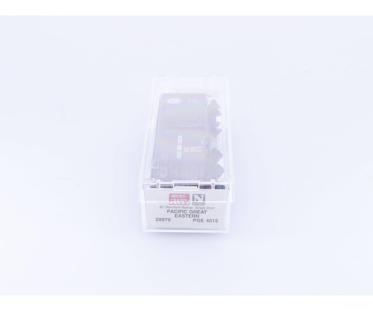 Micro Trains 20970 N Boxcar 40’ PS-1 Pacific Great Eastern (PGE) 4015 - Freight Cars