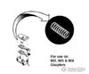 Micro Trains 210005 Z-1 Springs - Coiled Centering For #903 Couplers Pkg(12) Parts