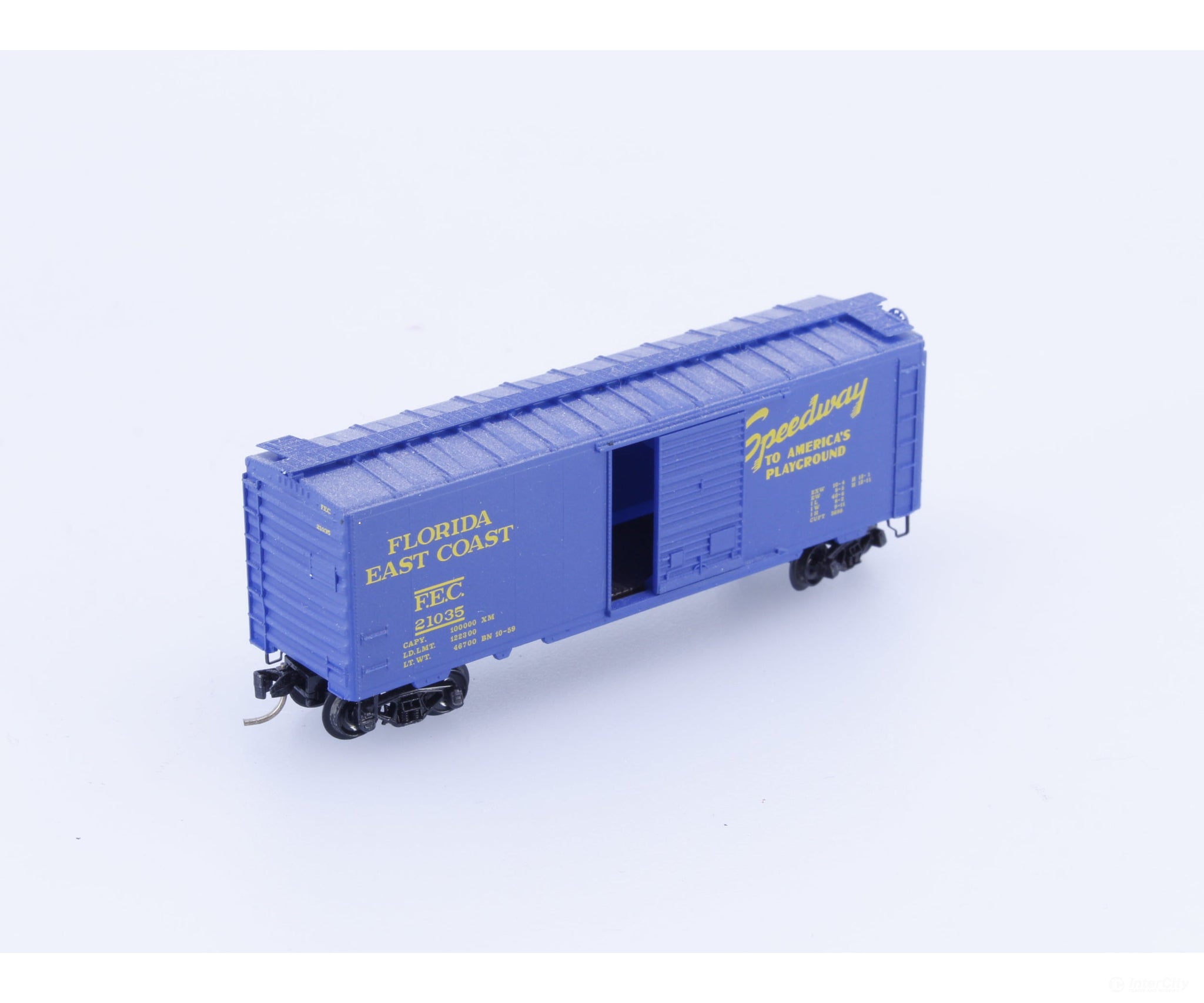 Micro Trains 21035 N 40’ Single Door Boxcar Florida East Coast (FEC) 21035 Freight Cars