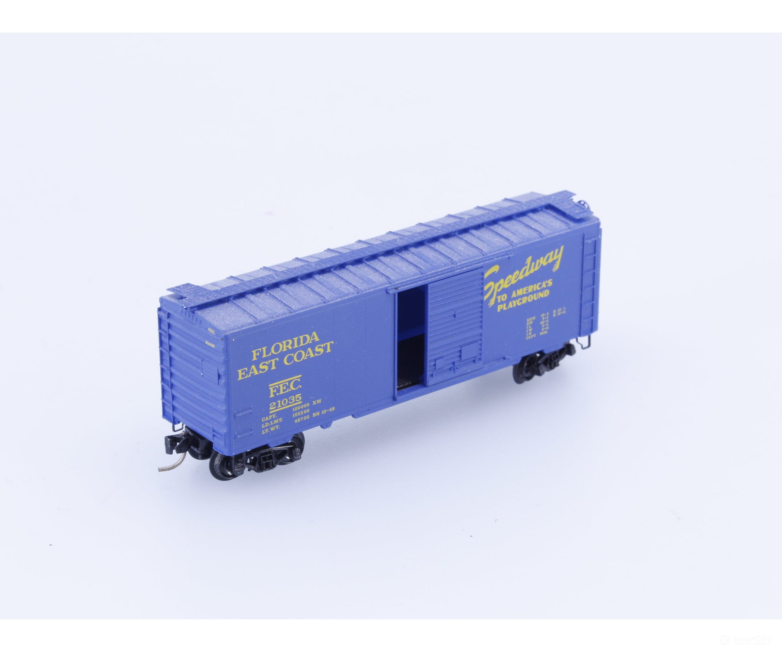 Micro Trains 21035 N 40’ Single Door Boxcar Florida East Coast (FEC) 21035 Freight Cars