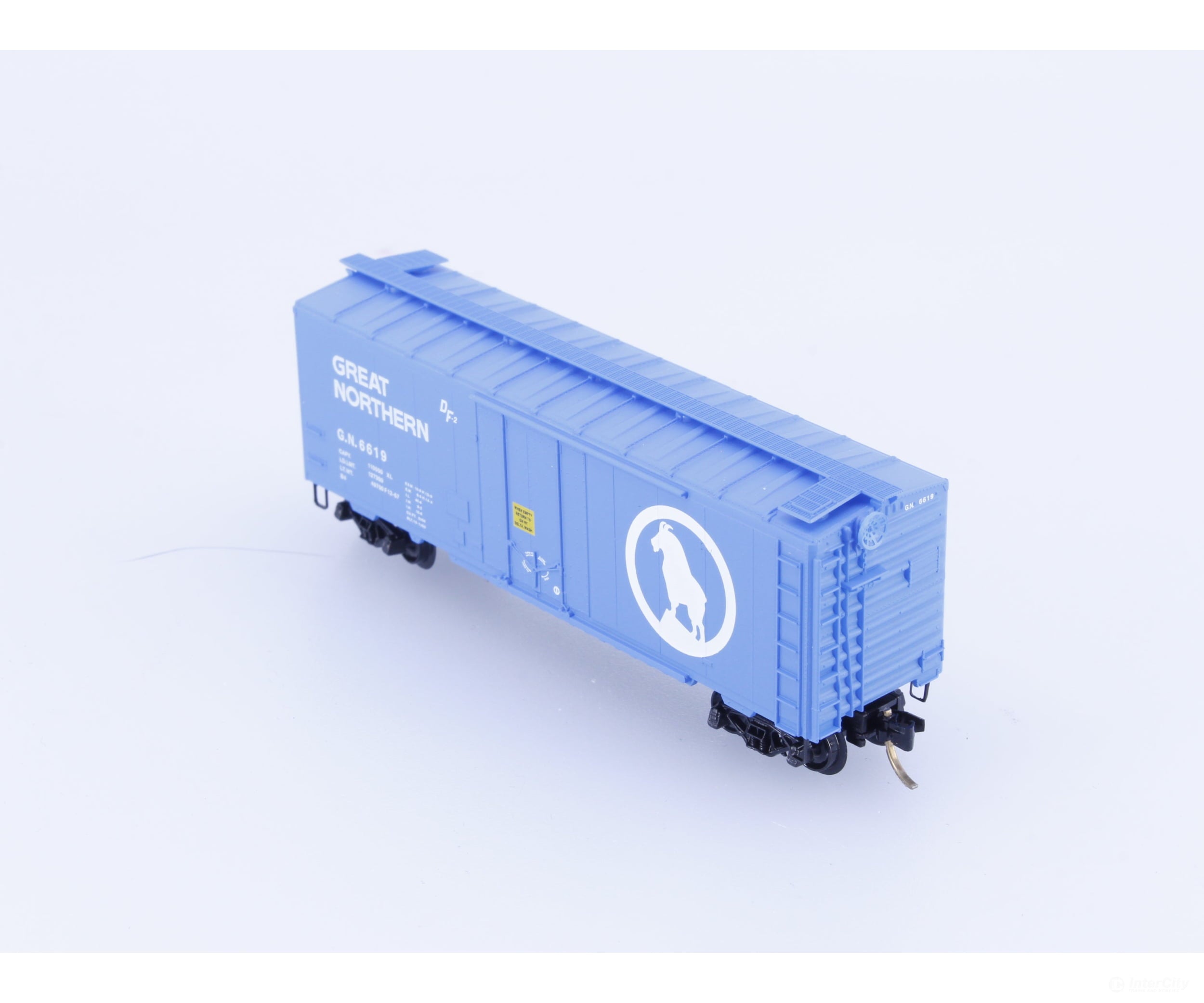 Micro Trains 21040 N 40’ Plug Door Boxcar Great Northern (GN) 6619 Freight Cars