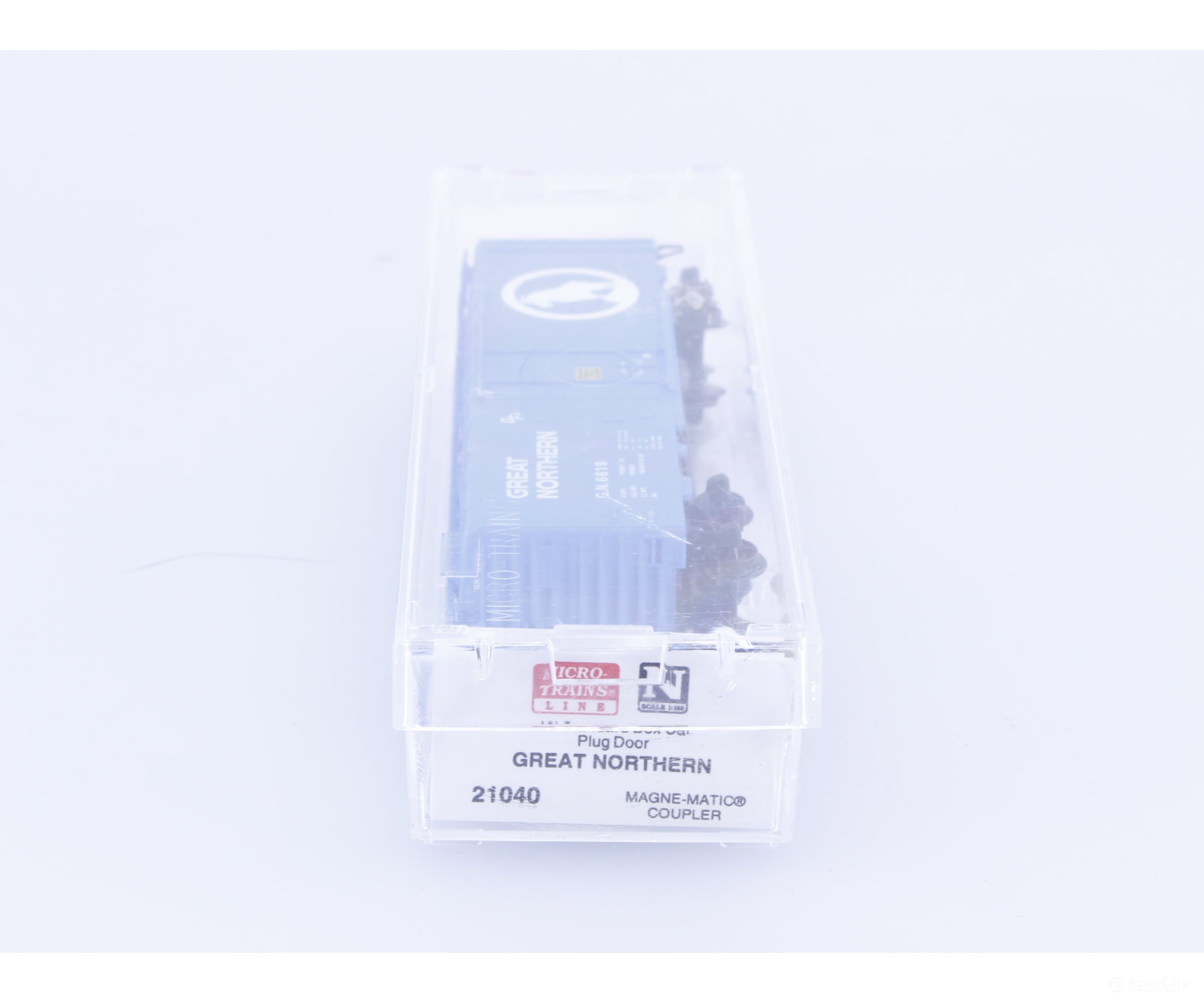 Micro Trains 21040 N 40’ Plug Door Boxcar Great Northern (GN) 6619 Freight Cars