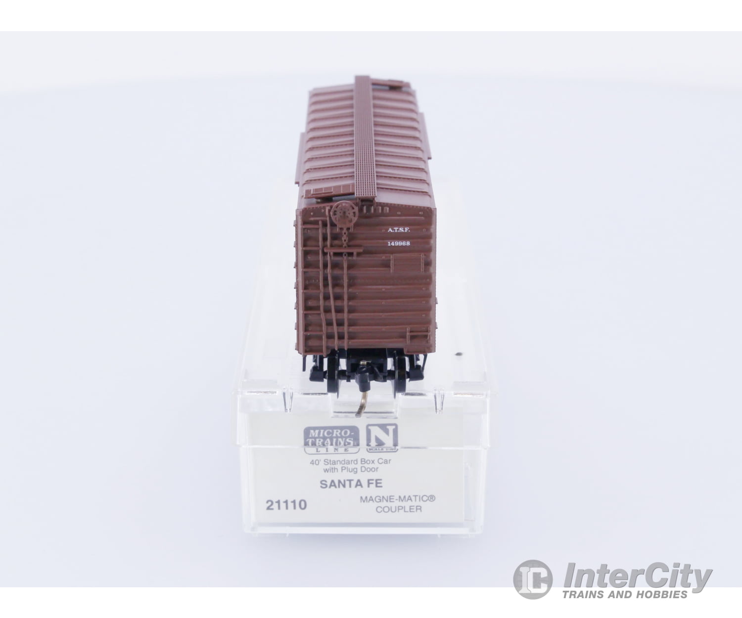 Micro Trains 21110 N Boxcar 40’ Steel Plug Door Santa Fe (SF) 149968 Freight Cars