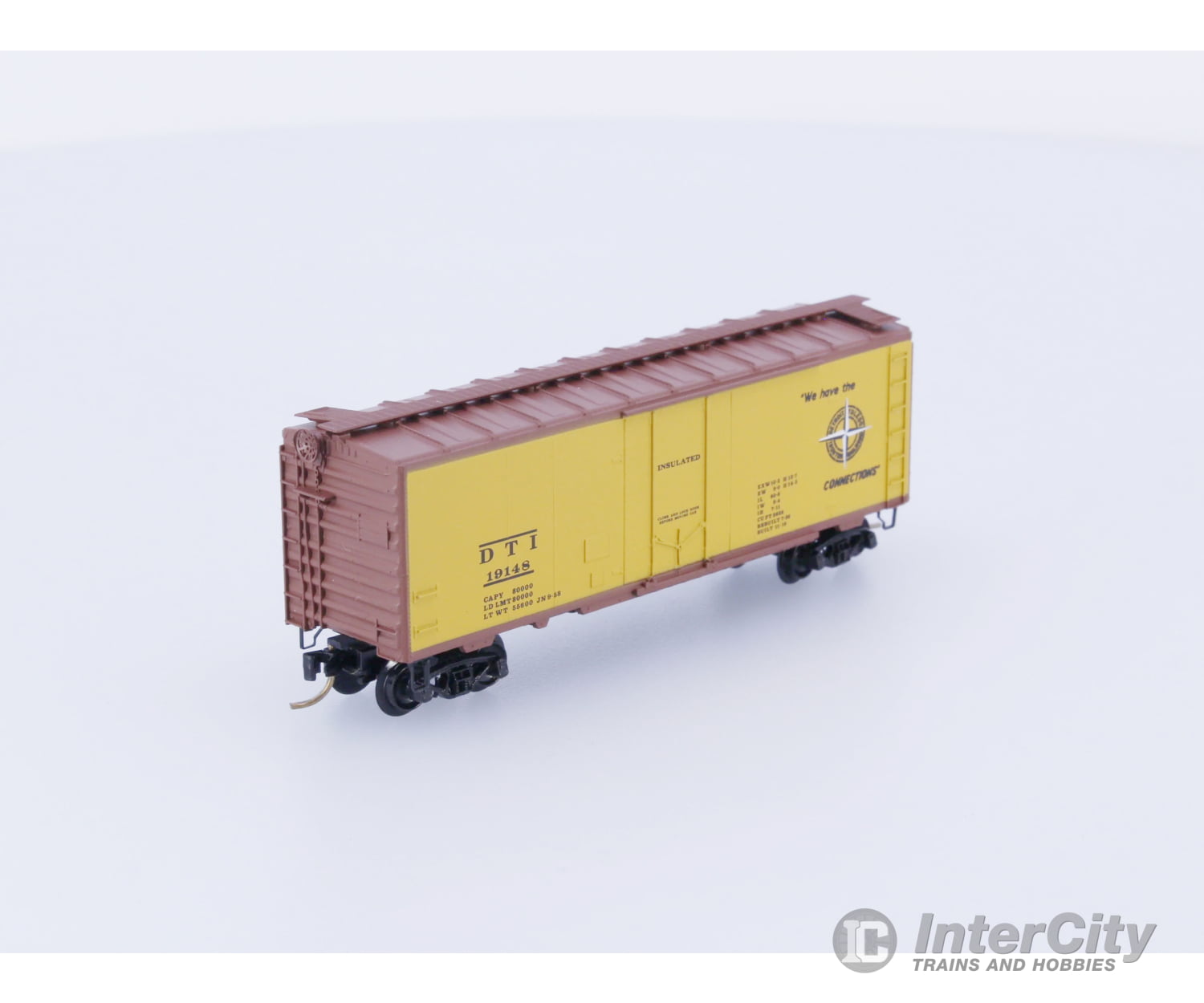 Micro Trains 21130 N Boxcar 40’ Steel Plug Door Detroit Toledo & Ironton DT&I Detroit Toledo and Ironton (DTI) 19148
