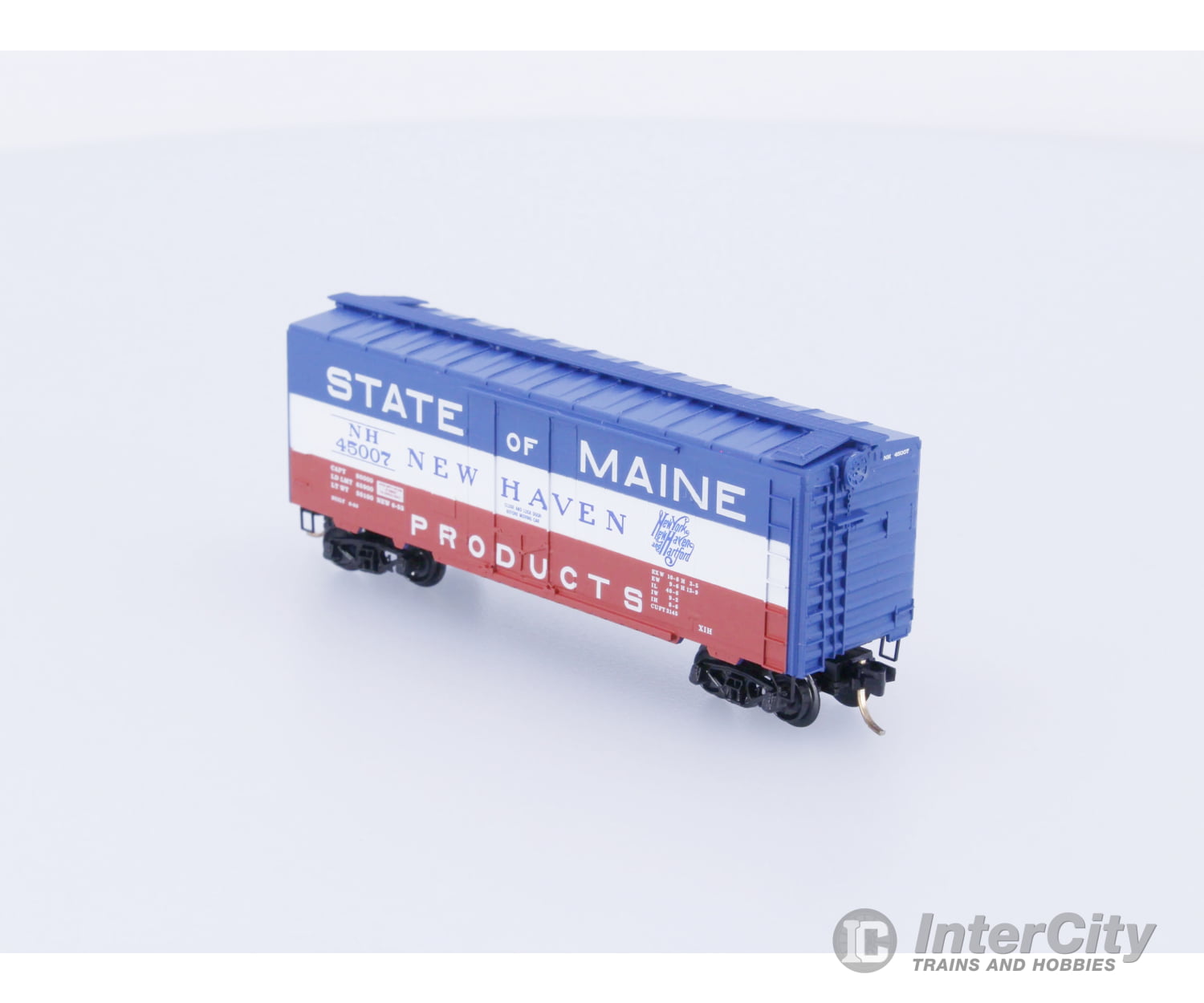 Micro Trains 21160 N Boxcar 40’ Steel Plug Door New York New Haven and Hartford Railroad (NH) 45007 Freight Cars