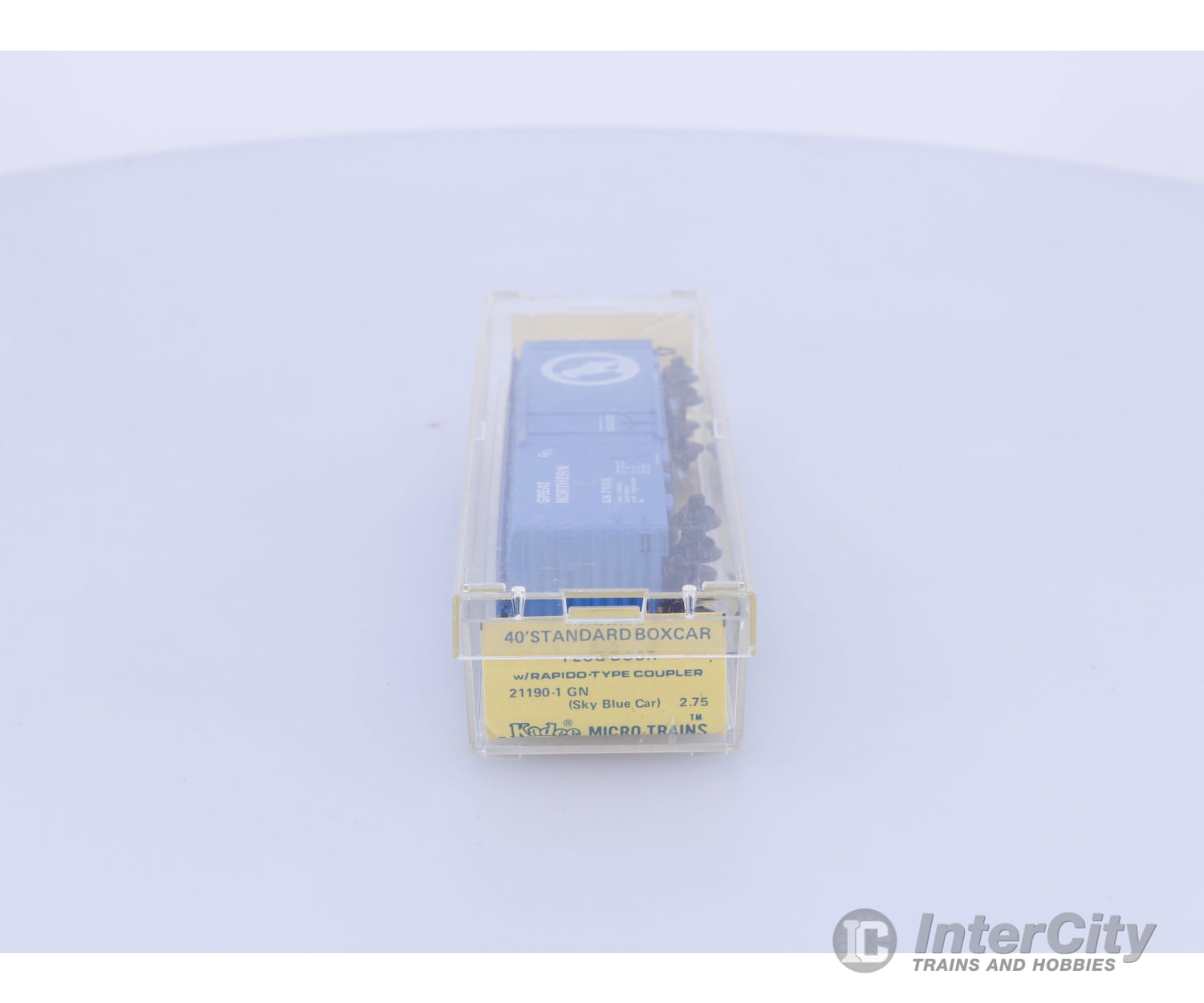 Micro Trains 21190-1 N 40’ Standard Box Car Plug Door Great Northern (GN) 7000 (#1) Freight Cars