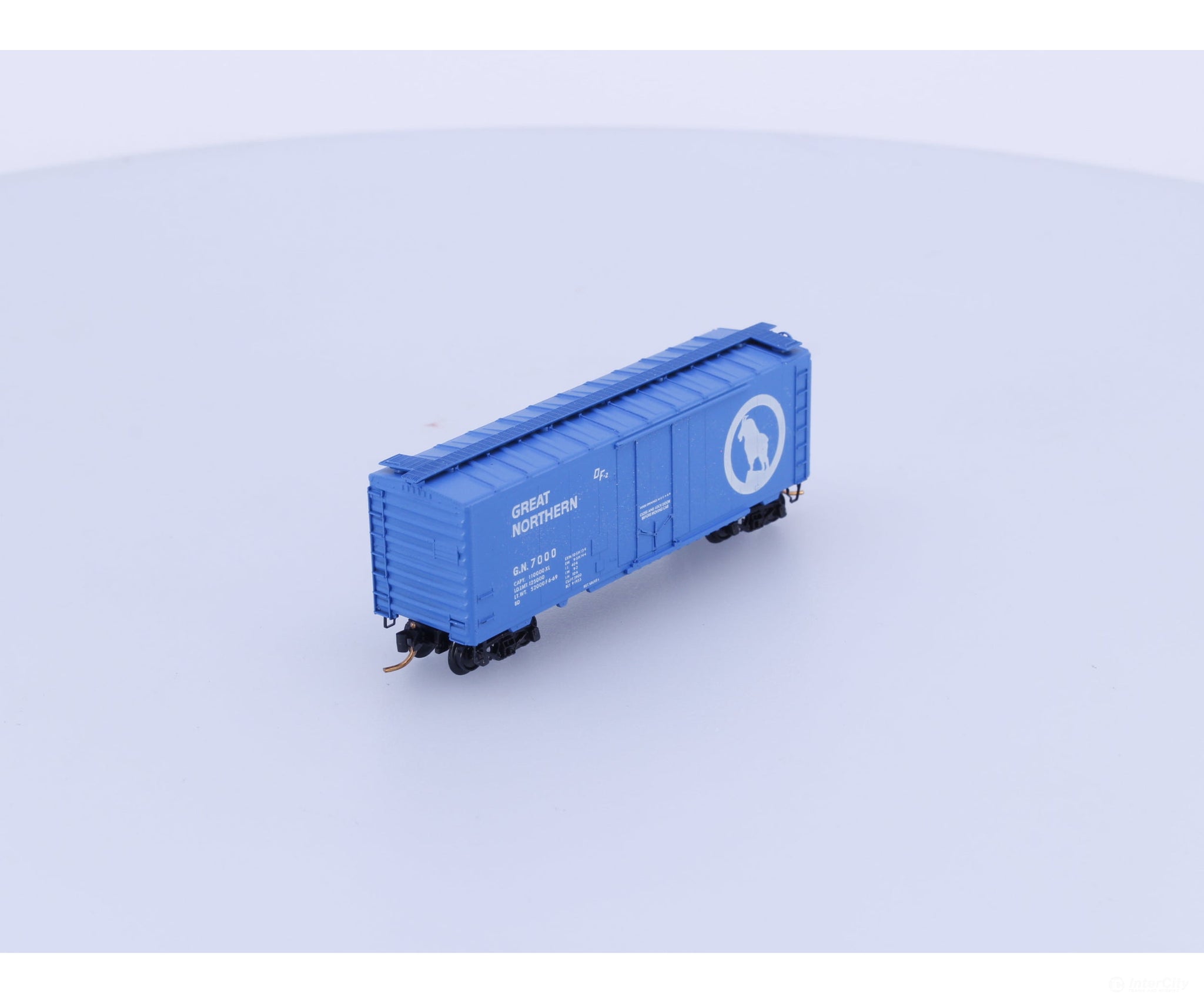 Micro Trains 21190-1 N 40’ Standard Box Car Plug Door Great Northern (GN) 7000 (#1) Freight Cars