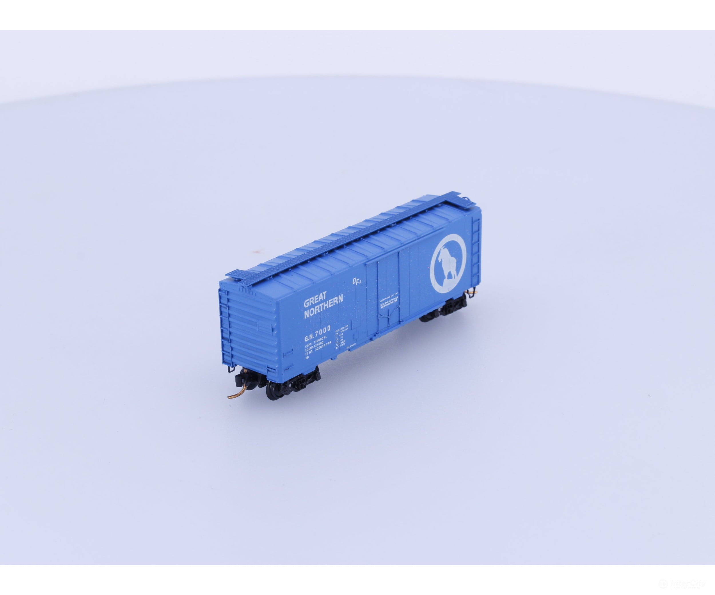 Micro Trains 21190-1 N 40’ Standard Box Car Plug Door Great Northern (GN) 7000 (#1) Freight Cars