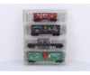 Micro Trains 21212 N Mixed Freight Fallen Flags Burlington Northern (BN) 4-Pack Freight Cars