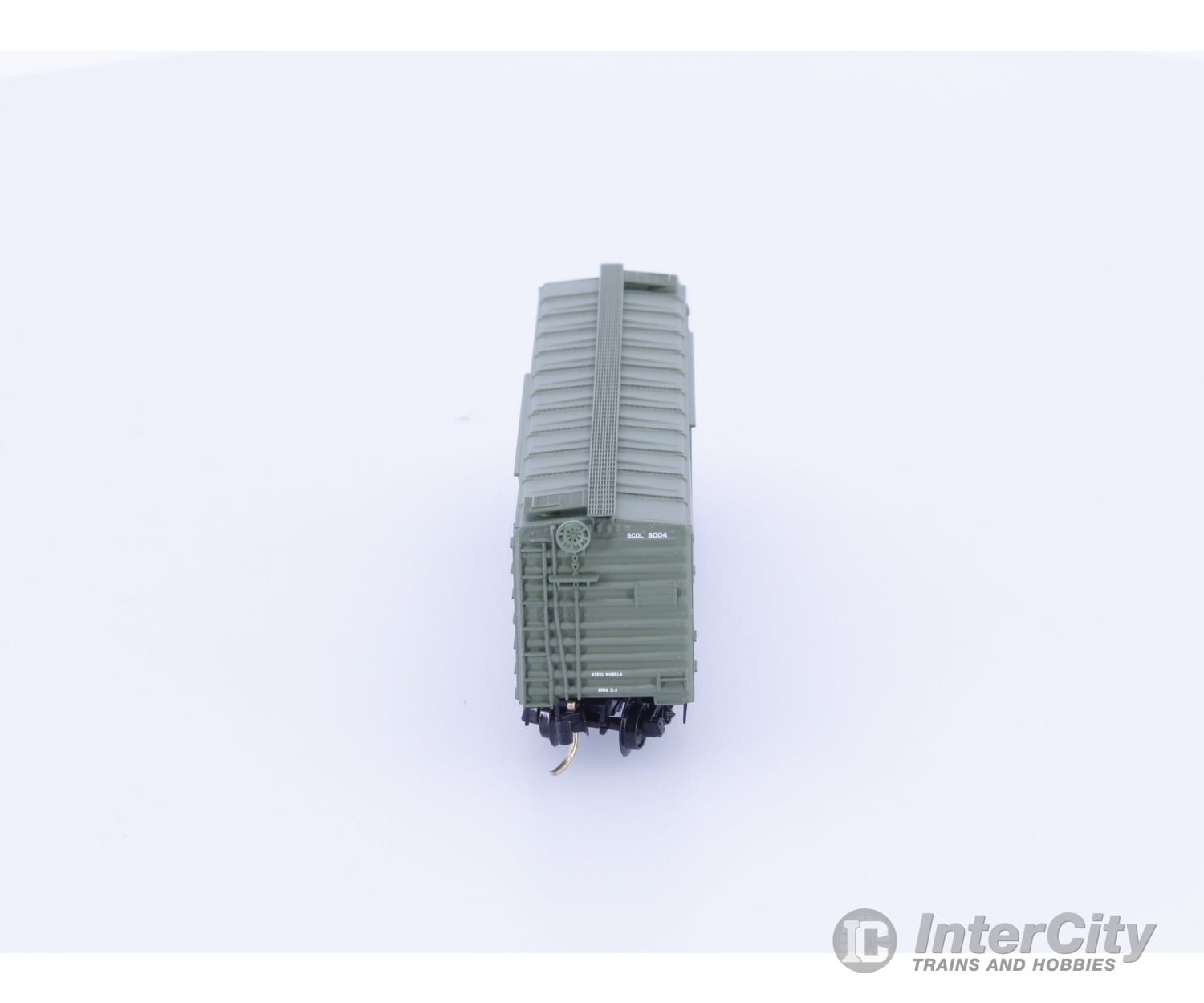 Micro Trains 21230 N 40’ Standard Box Car Plug Door BC Rail (BCOL) 8004 Freight Cars