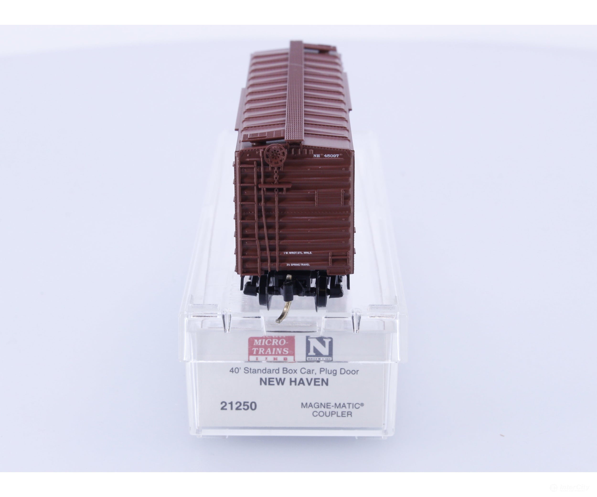 Micro Trains 21250 N Boxcar 40’ Steel Plug Door New York New Haven and Hartford Railroad (NH) 45097 Freight Cars