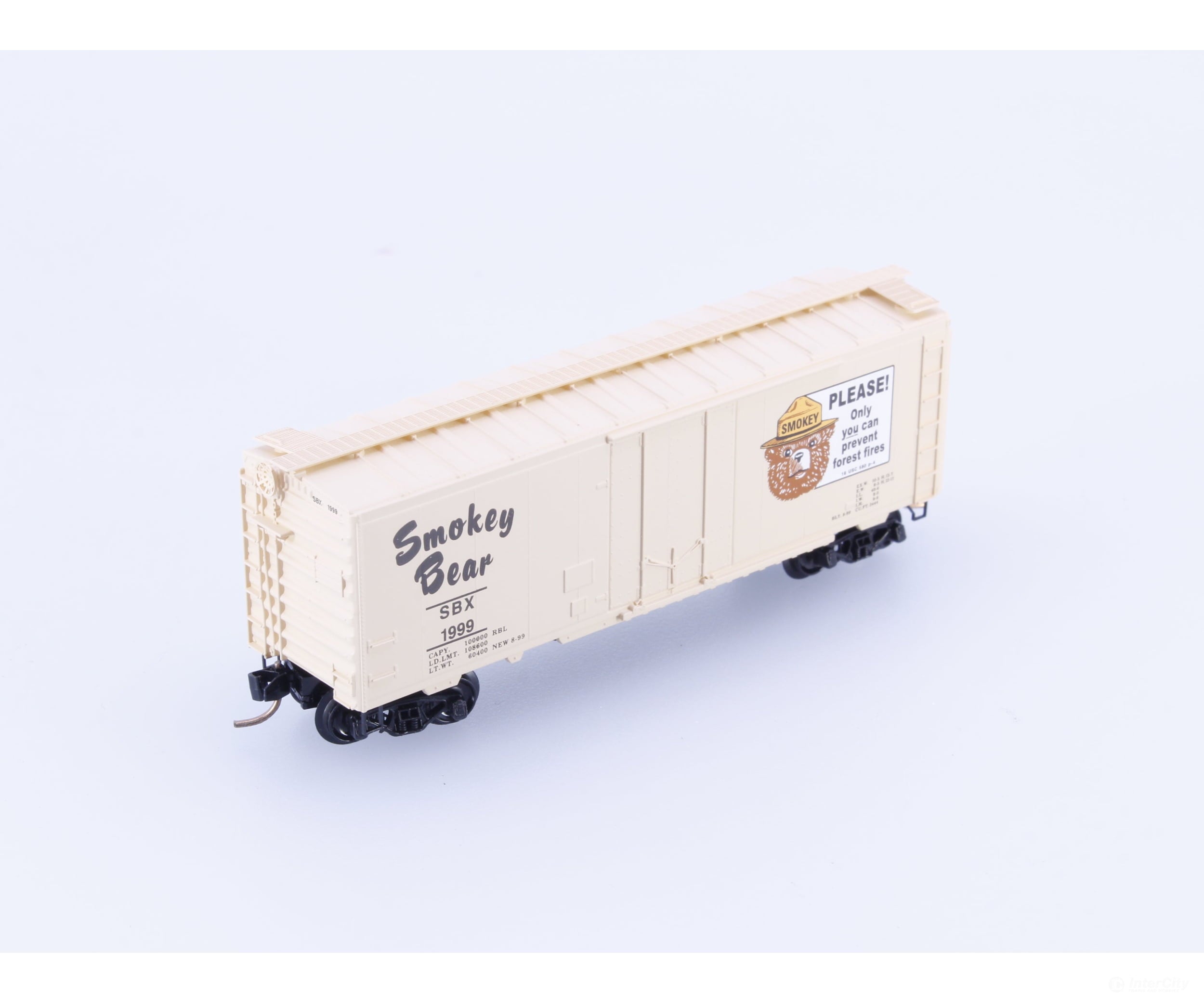 Micro Trains 21260 N 40’ Plug Door Boxcar Smokey Bear (SBX) 1999 Freight Cars