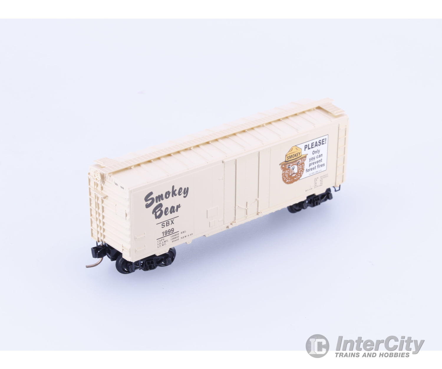 Micro Trains 21260 N 40’ Plug Door Boxcar Smokey Bear (SBX) 1999 Freight Cars