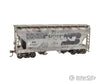 Micro Trains 2200-001 Ho Scale Grit N’ Grime Series - Bn/Ex-Frisco 2 Bay Covered Hopper (Kit)