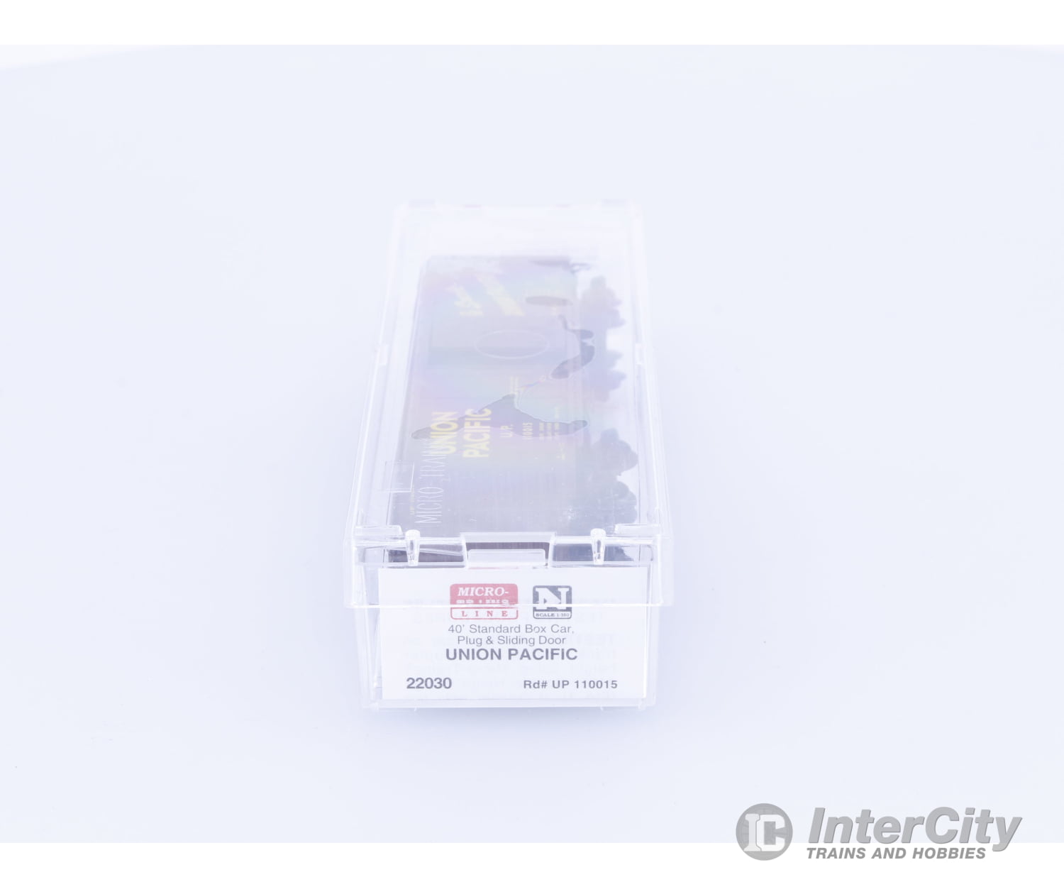 Micro Trains 22030 N 40’ Steel Combo Door Boxcar Union Pacific (UP) 110015 Freight Cars